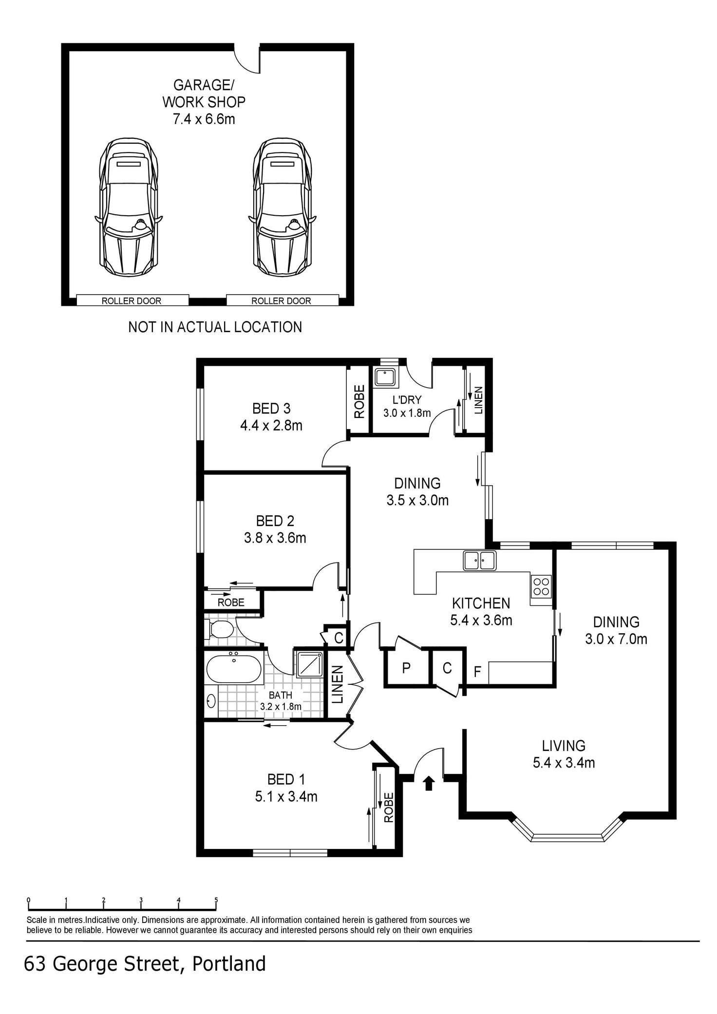Floorplan of Homely house listing, 63 George Street, Portland VIC 3305