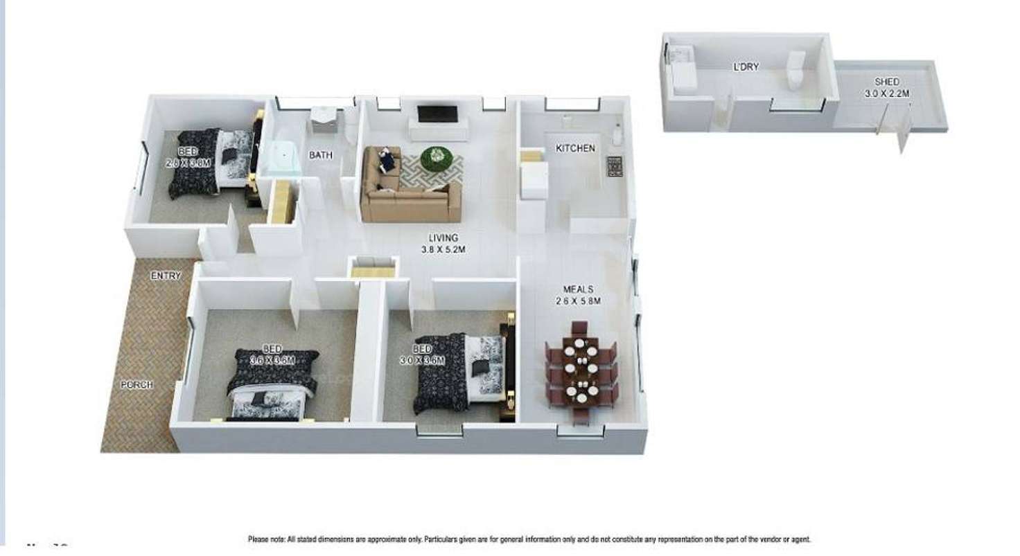 Floorplan of Homely house listing, 10 Thomson Street, Sunshine VIC 3020