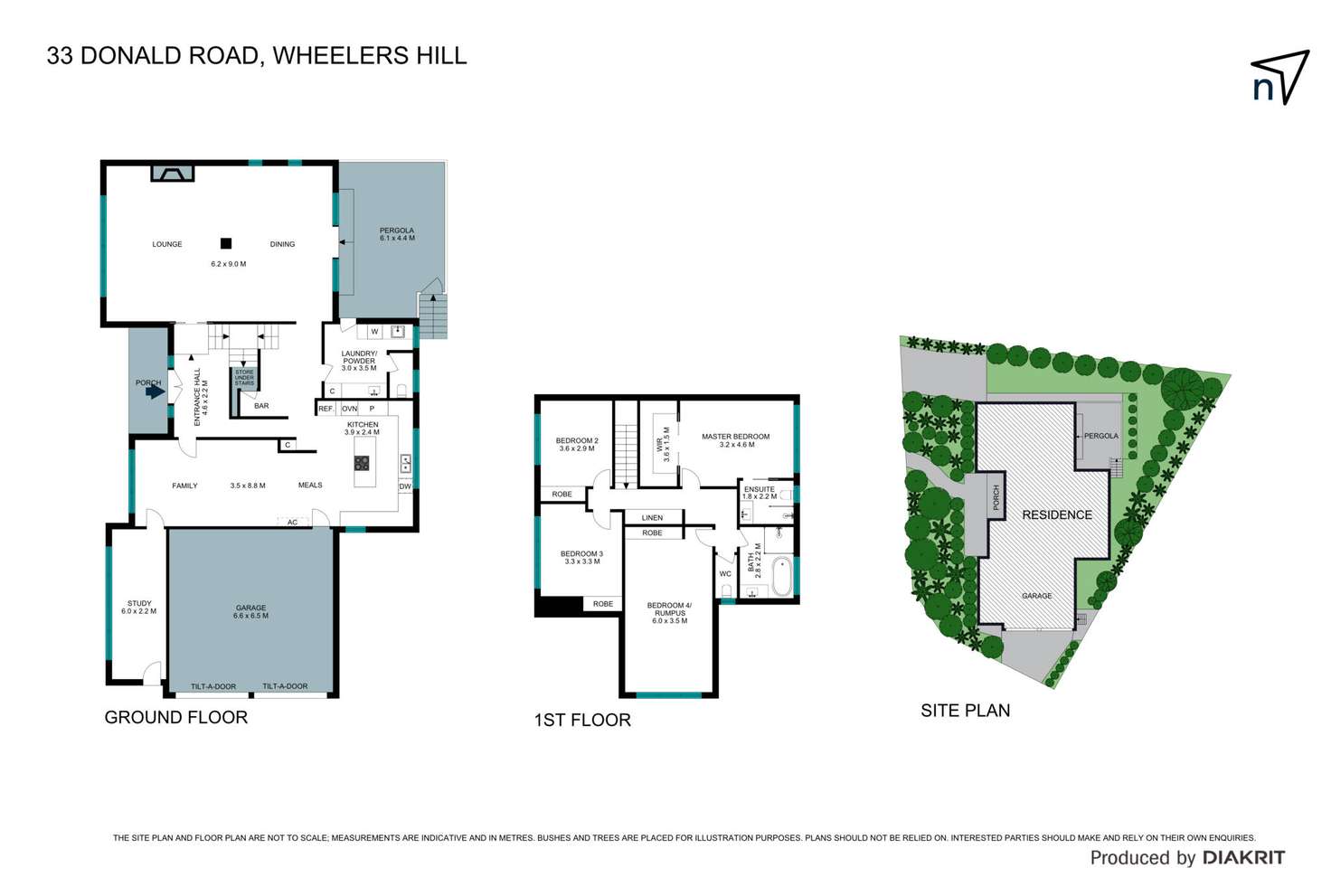 Floorplan of Homely house listing, 33 Donald Road, Wheelers Hill VIC 3150