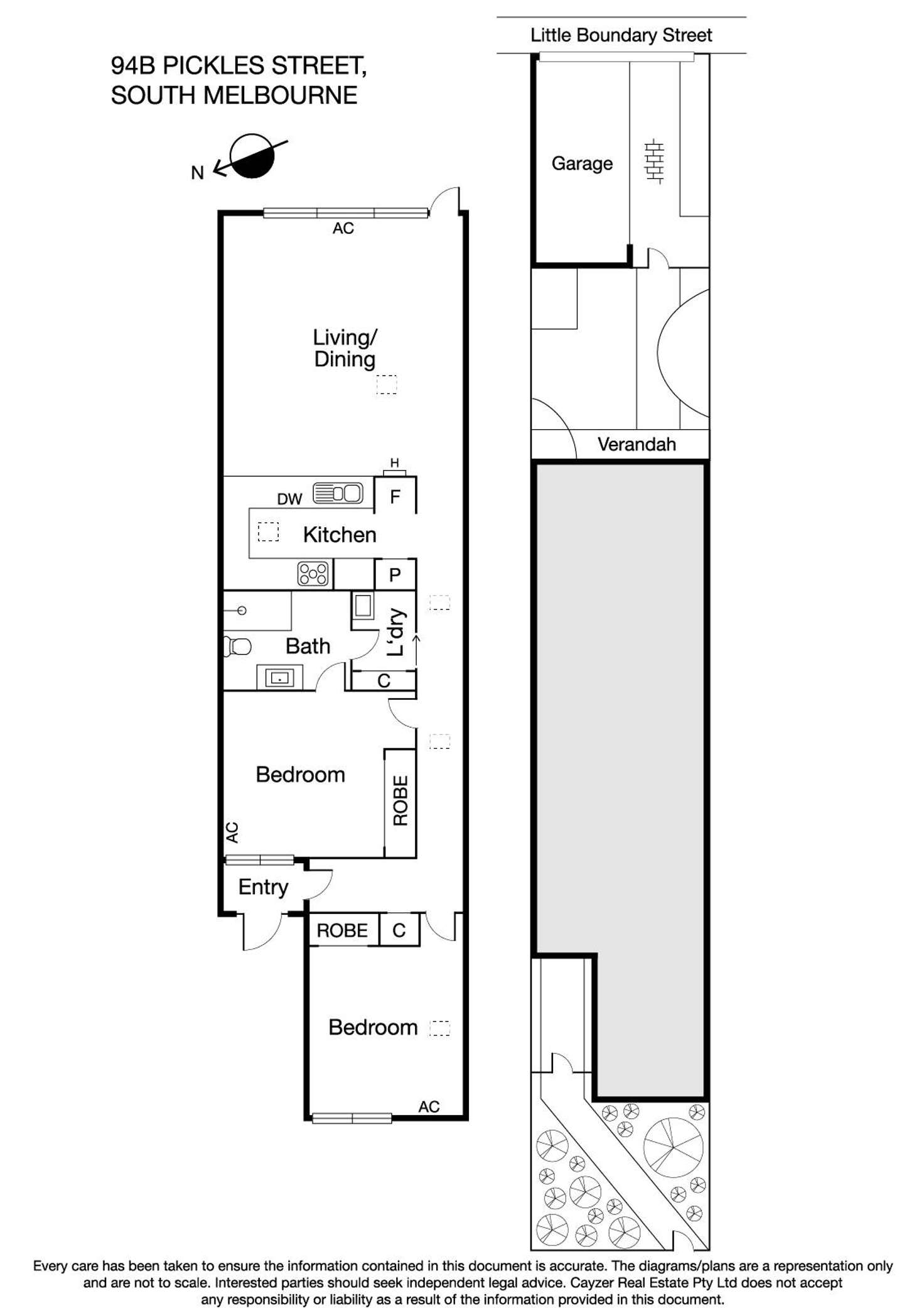 Floorplan of Homely house listing, 94B Pickles Street, South Melbourne VIC 3205