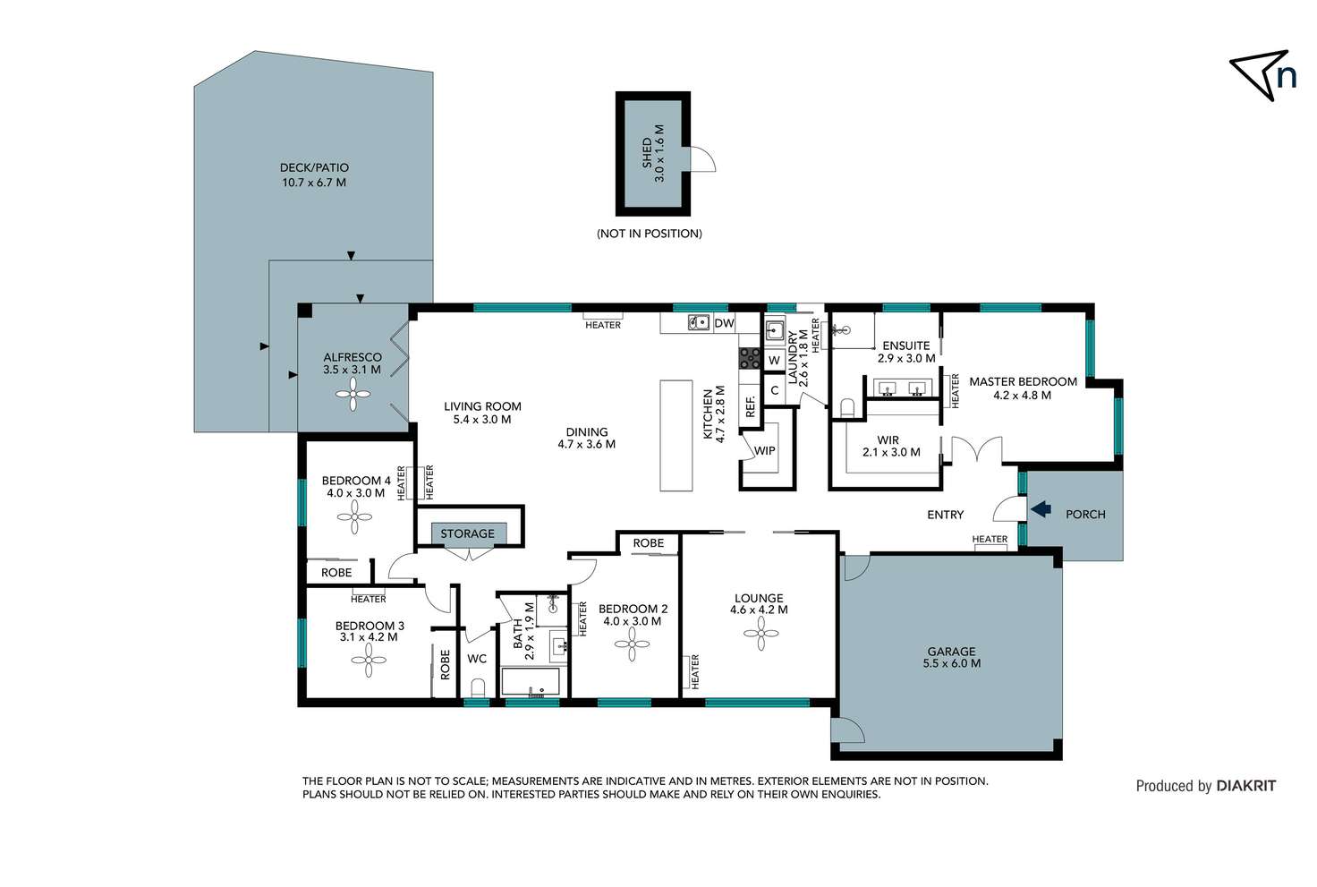Floorplan of Homely house listing, 2 Zinnober Gardens, Epping VIC 3076