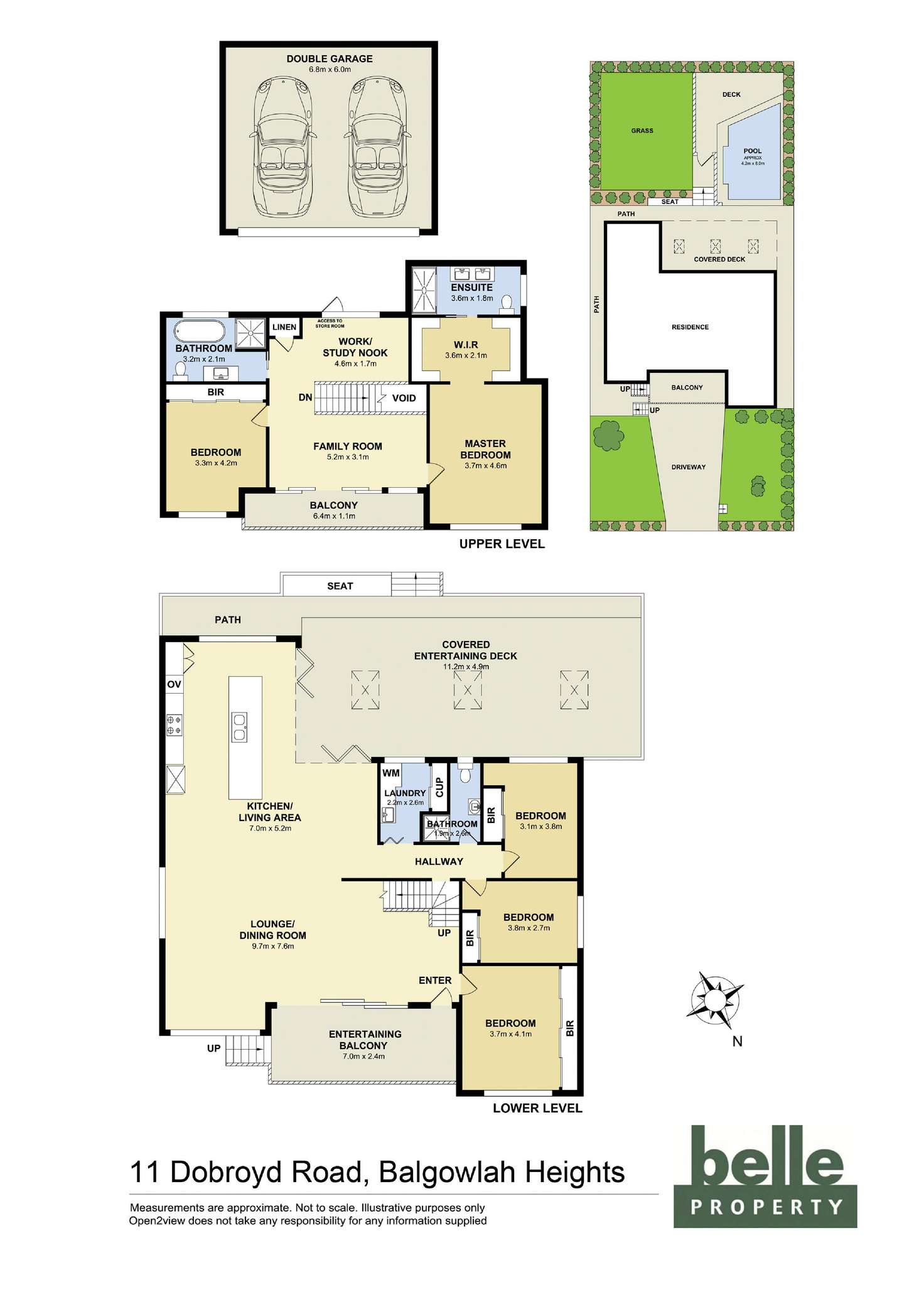 Floorplan of Homely house listing, 11 Dobroyd Road, Balgowlah Heights NSW 2093