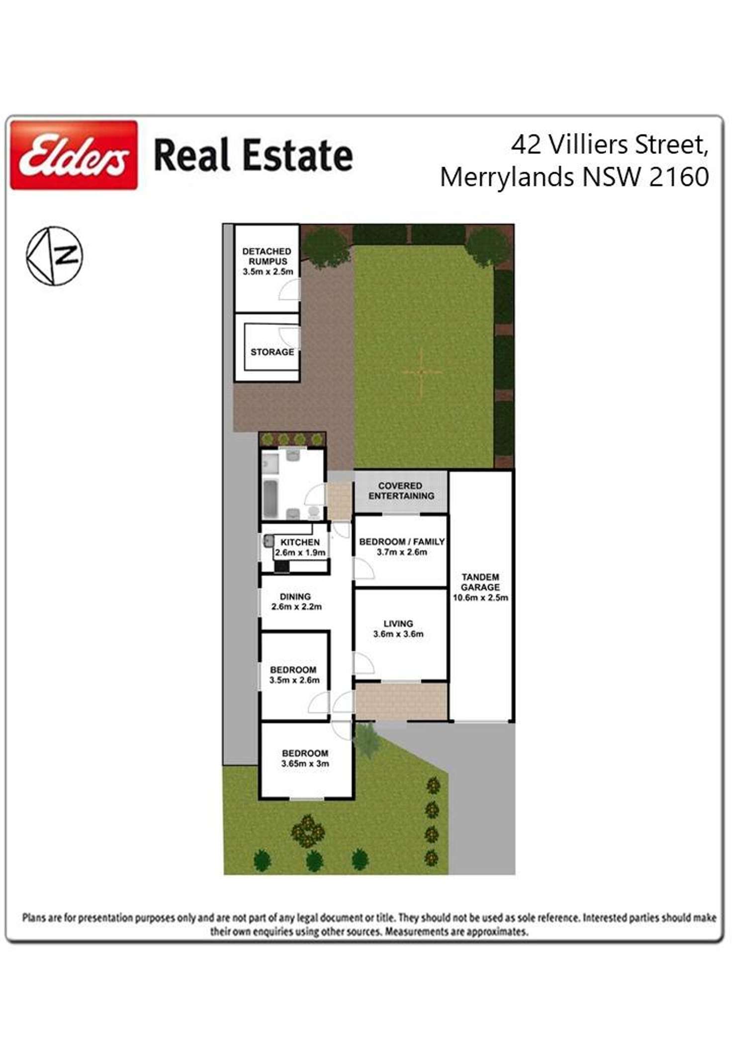 Floorplan of Homely house listing, 42 Villiers Street, Merrylands NSW 2160