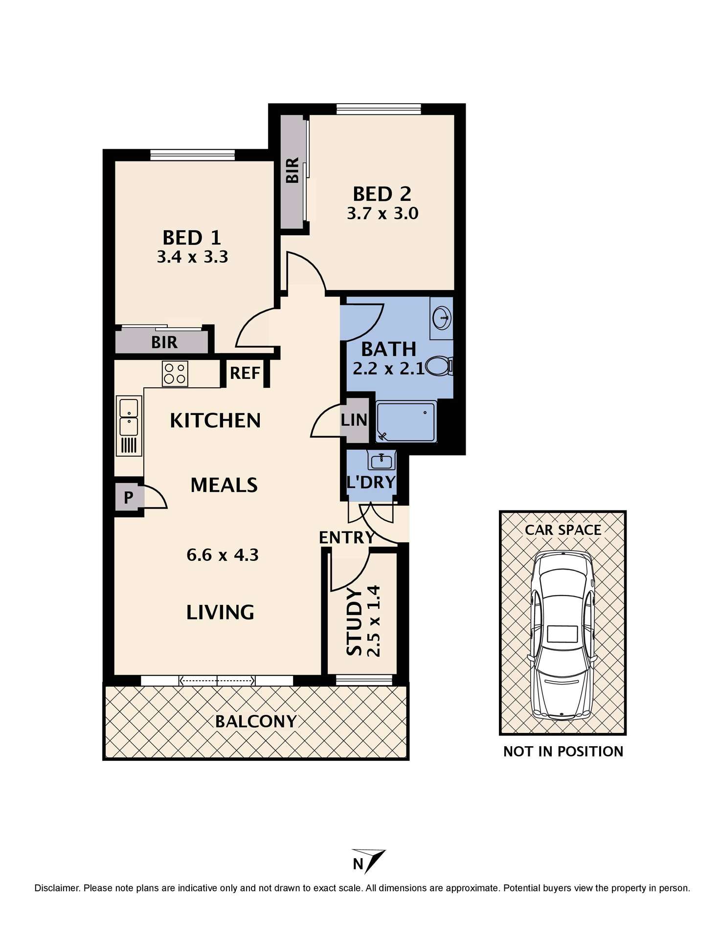 Floorplan of Homely unit listing, 3/1023 Plenty Road, Kingsbury VIC 3083