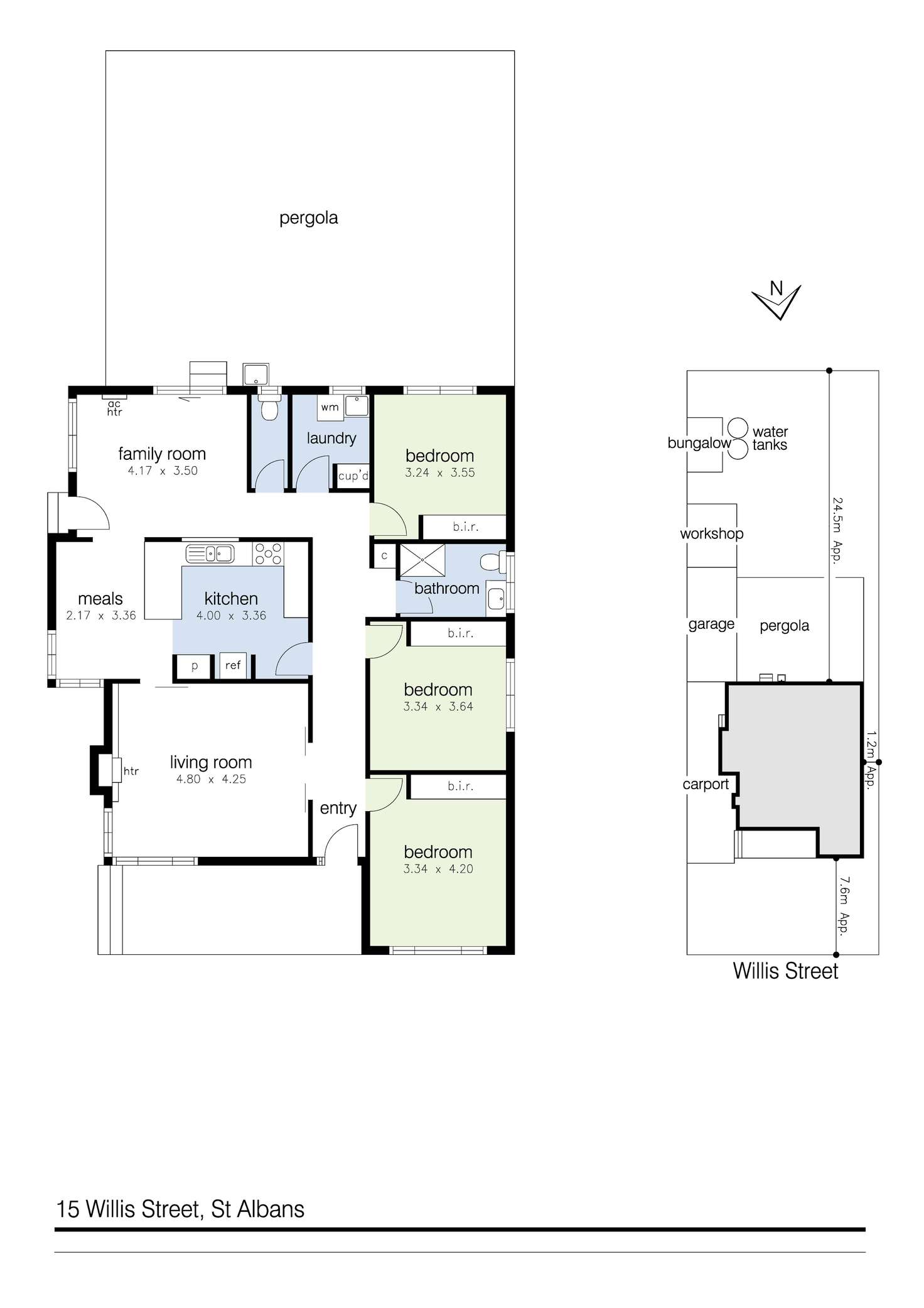 Floorplan of Homely house listing, 15 Willis Street, St Albans VIC 3021