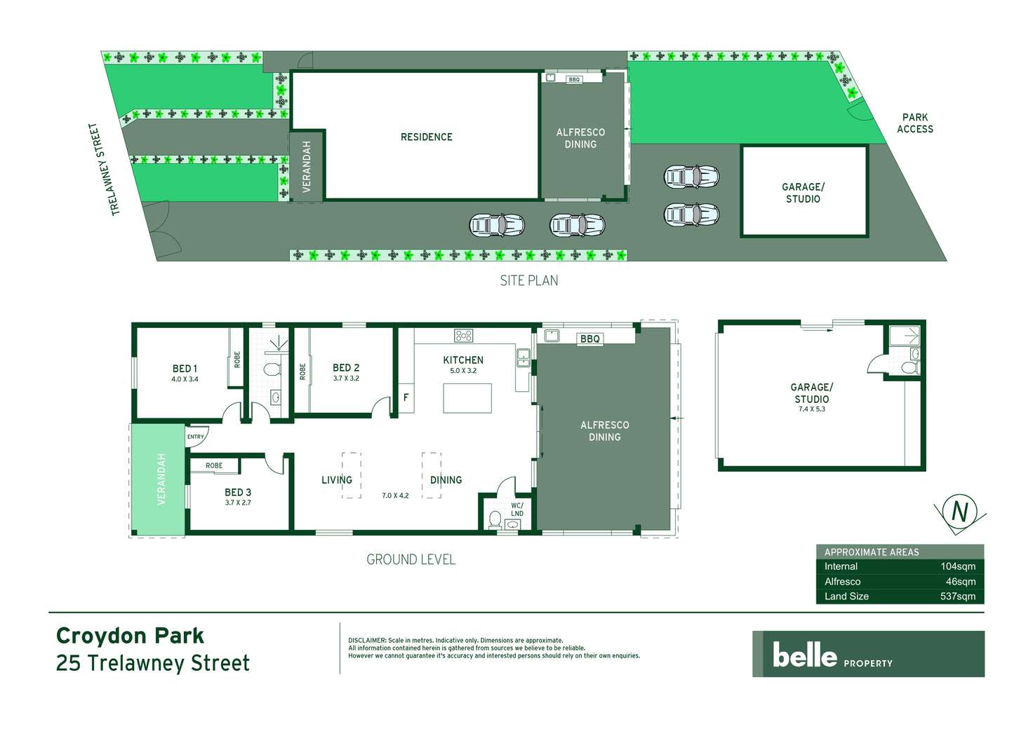 Floorplan of Homely house listing, 25 Trelawney Street, Croydon Park NSW 2133