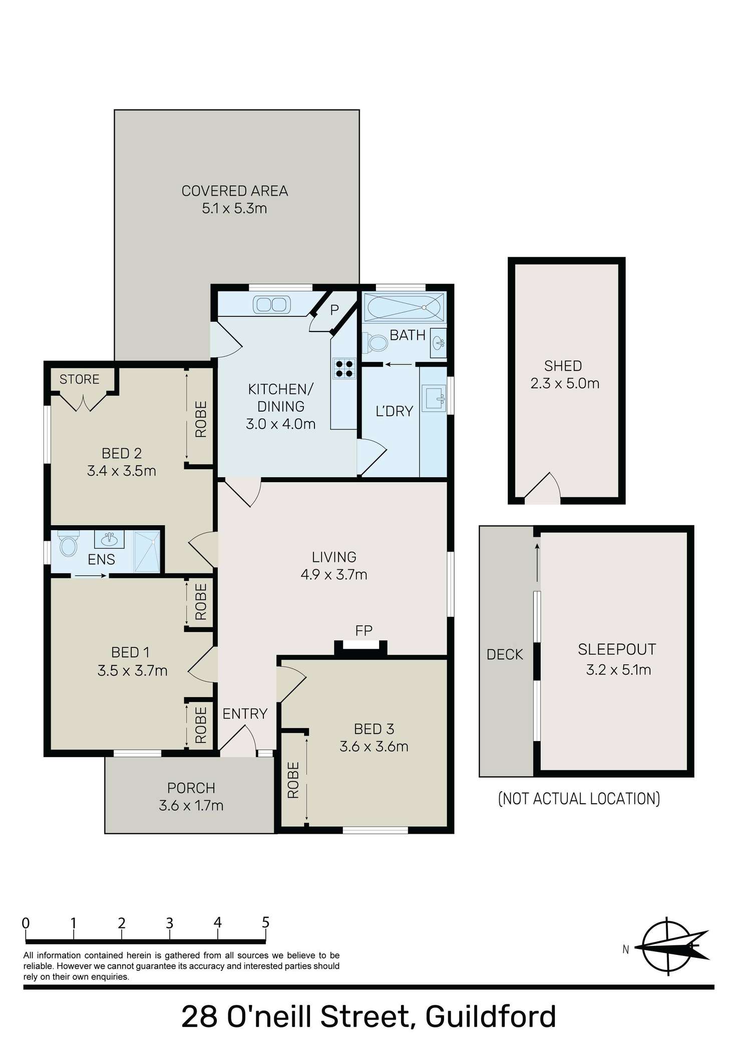 Floorplan of Homely house listing, 28 O'Neill Street, Guildford NSW 2161