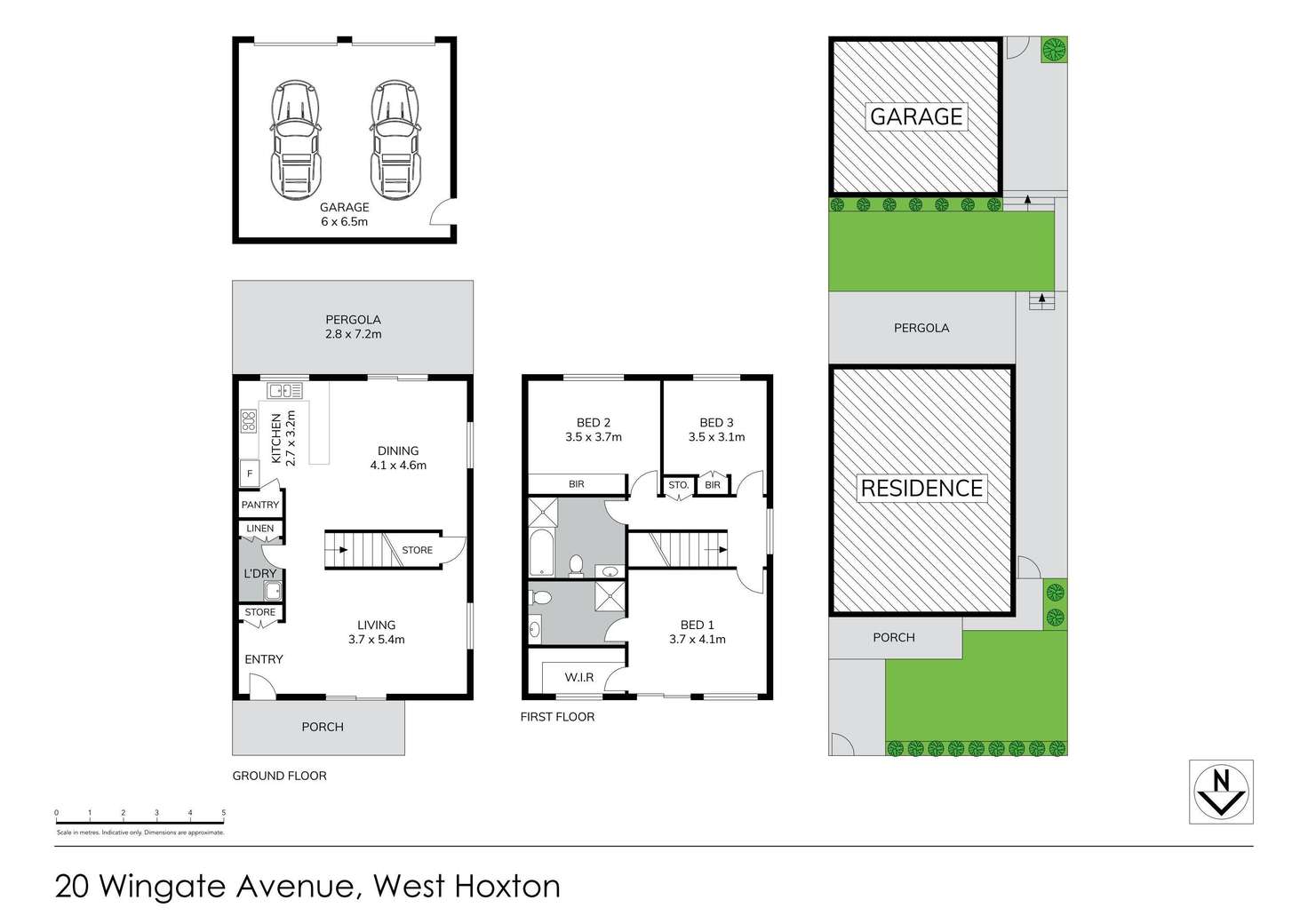 Floorplan of Homely house listing, 20 Wingate Avenue, West Hoxton NSW 2171