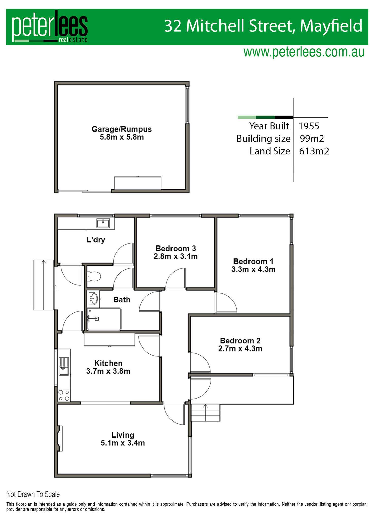 Floorplan of Homely house listing, 32 Mitchell Street, Mayfield TAS 7248