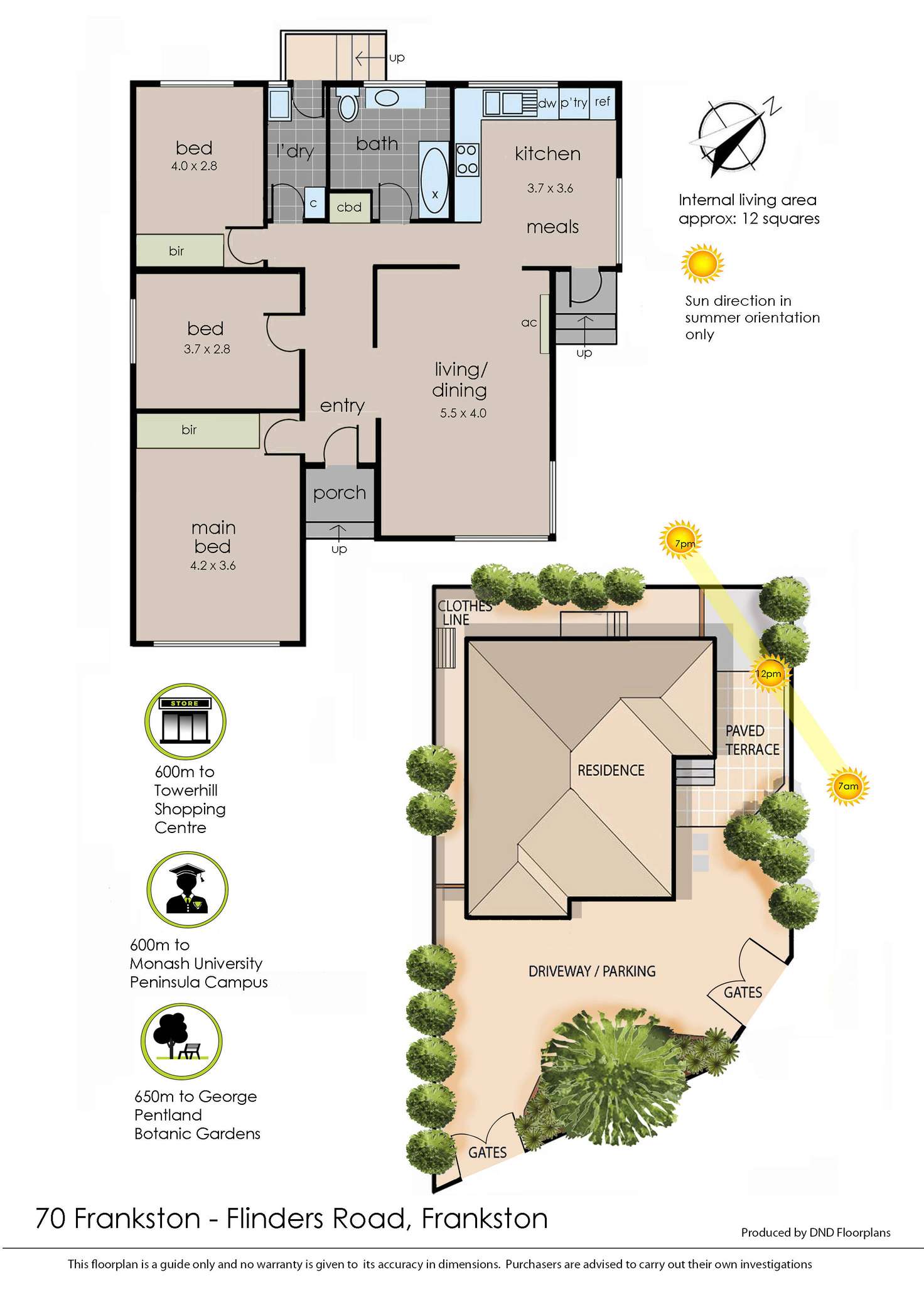 Floorplan of Homely house listing, 70 Frankston-Flinders Road, Frankston VIC 3199