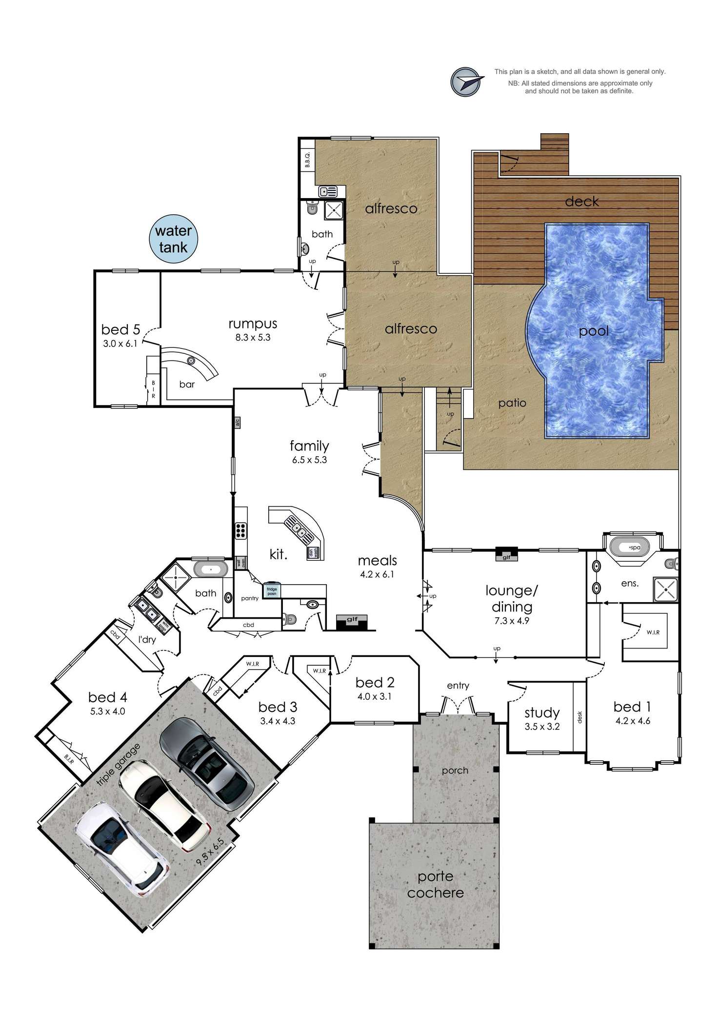 Floorplan of Homely house listing, 2 Green Ridge, Warrandyte South VIC 3134