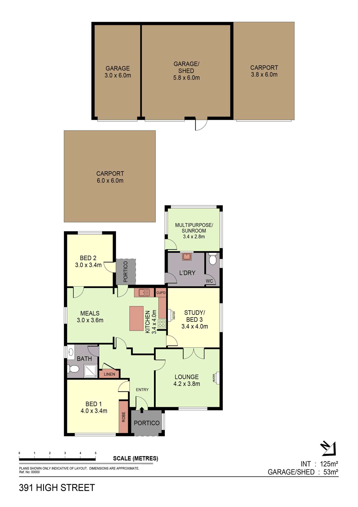 Floorplan of Homely house listing, 391 High Street, Golden Square VIC 3555