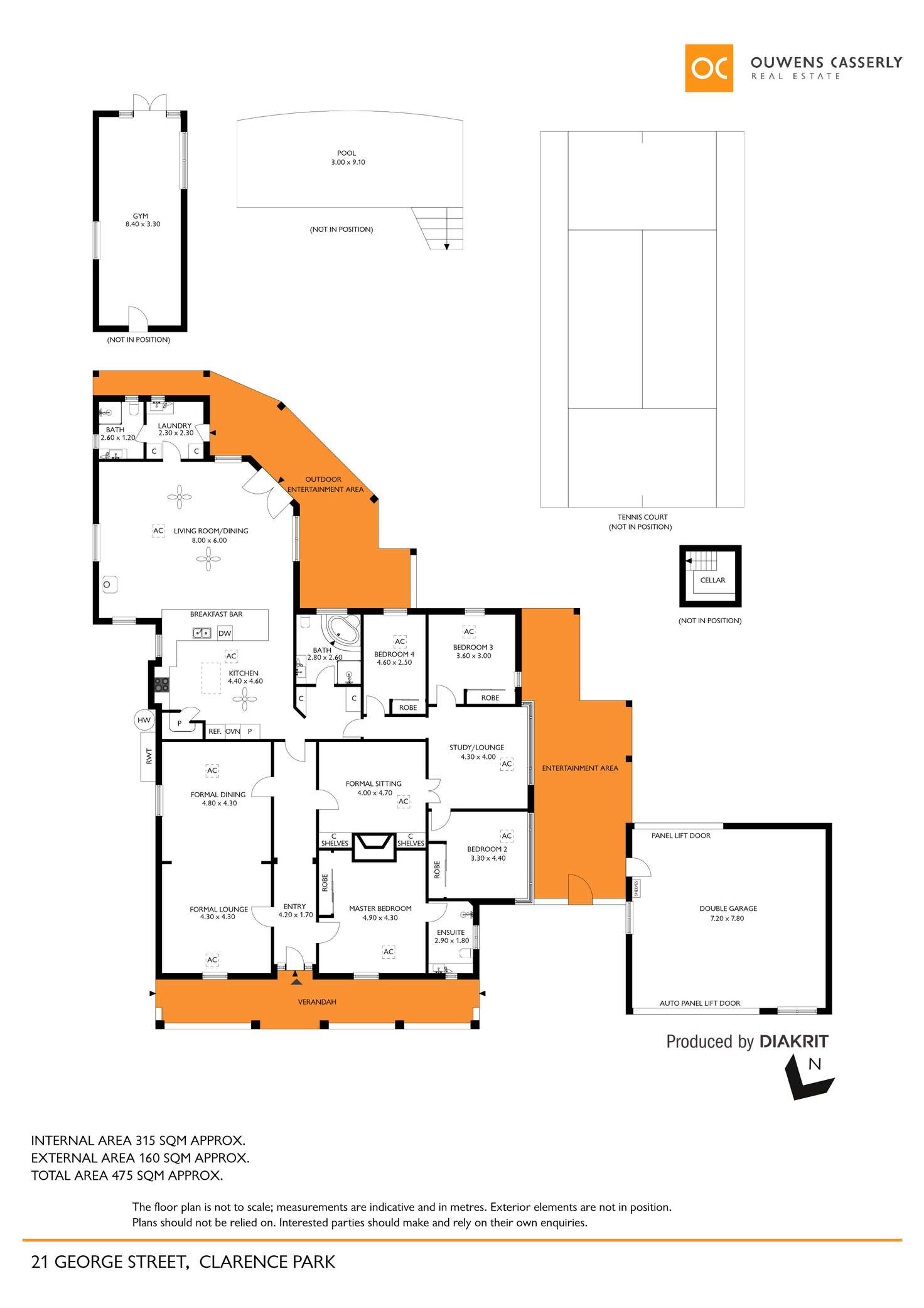 Floorplan of Homely house listing, 21 George Street, Clarence Park SA 5034