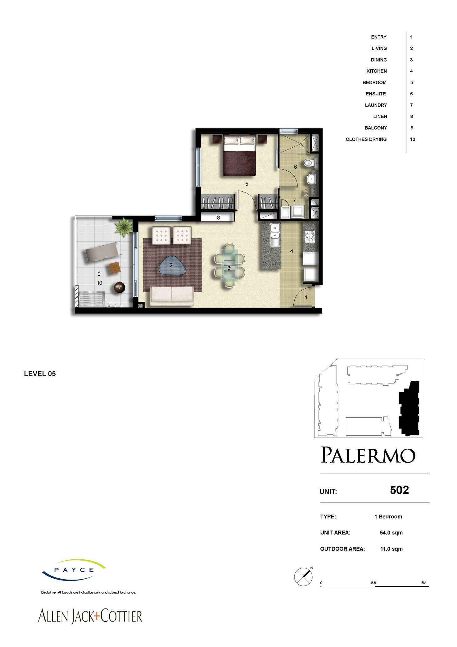 Floorplan of Homely apartment listing, 502/4 Nuvolari Place, Wentworth Point NSW 2127