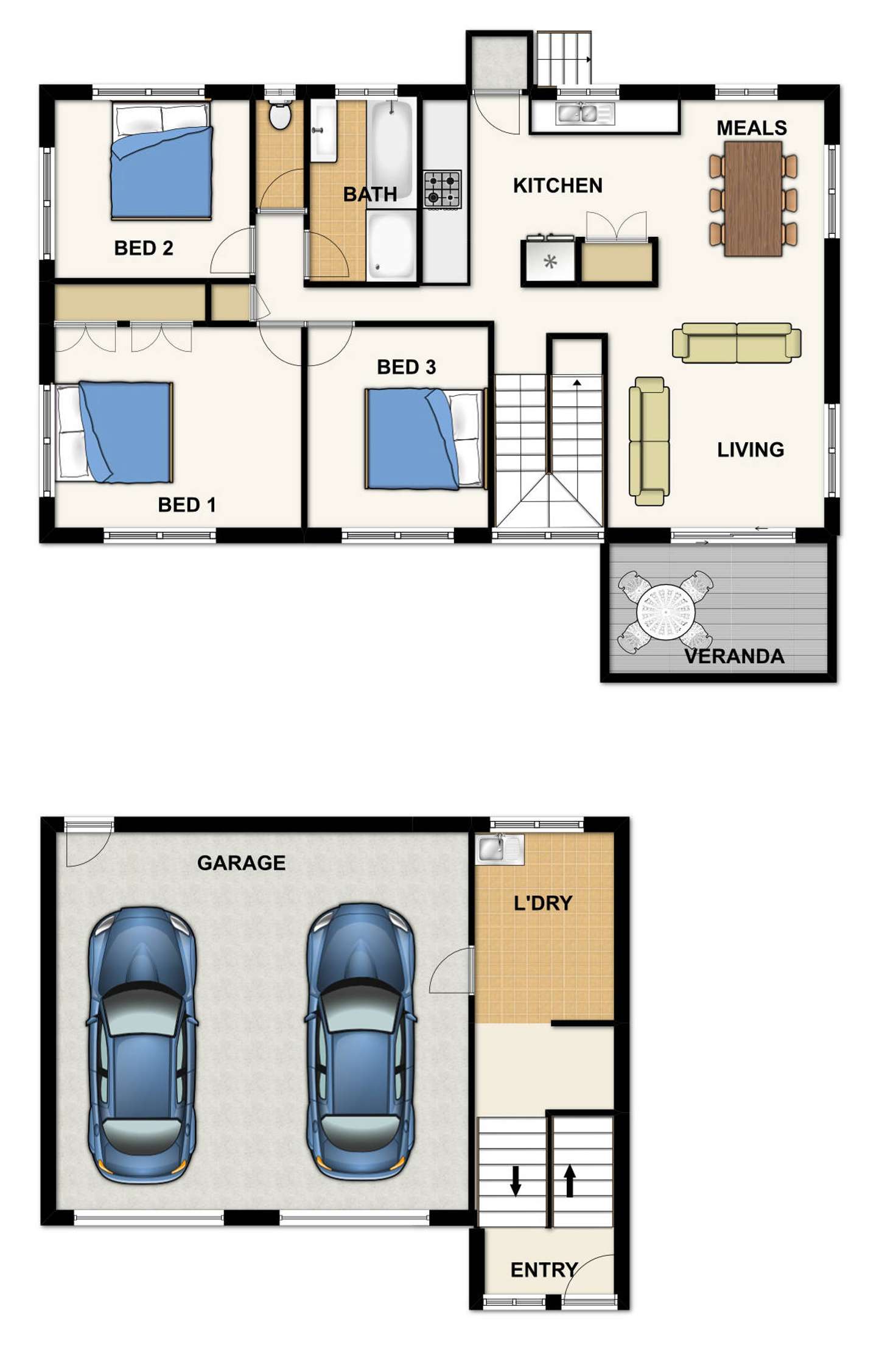 Floorplan of Homely house listing, 3 Dallin Street, Wishart QLD 4122