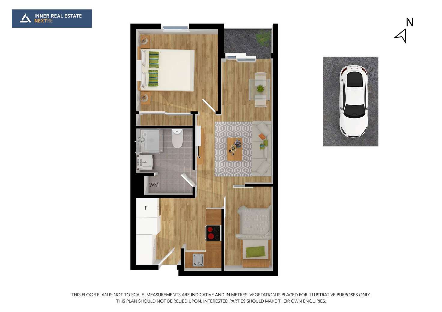 Floorplan of Homely apartment listing, 1202/594 St Kilda Road, Melbourne VIC 3004