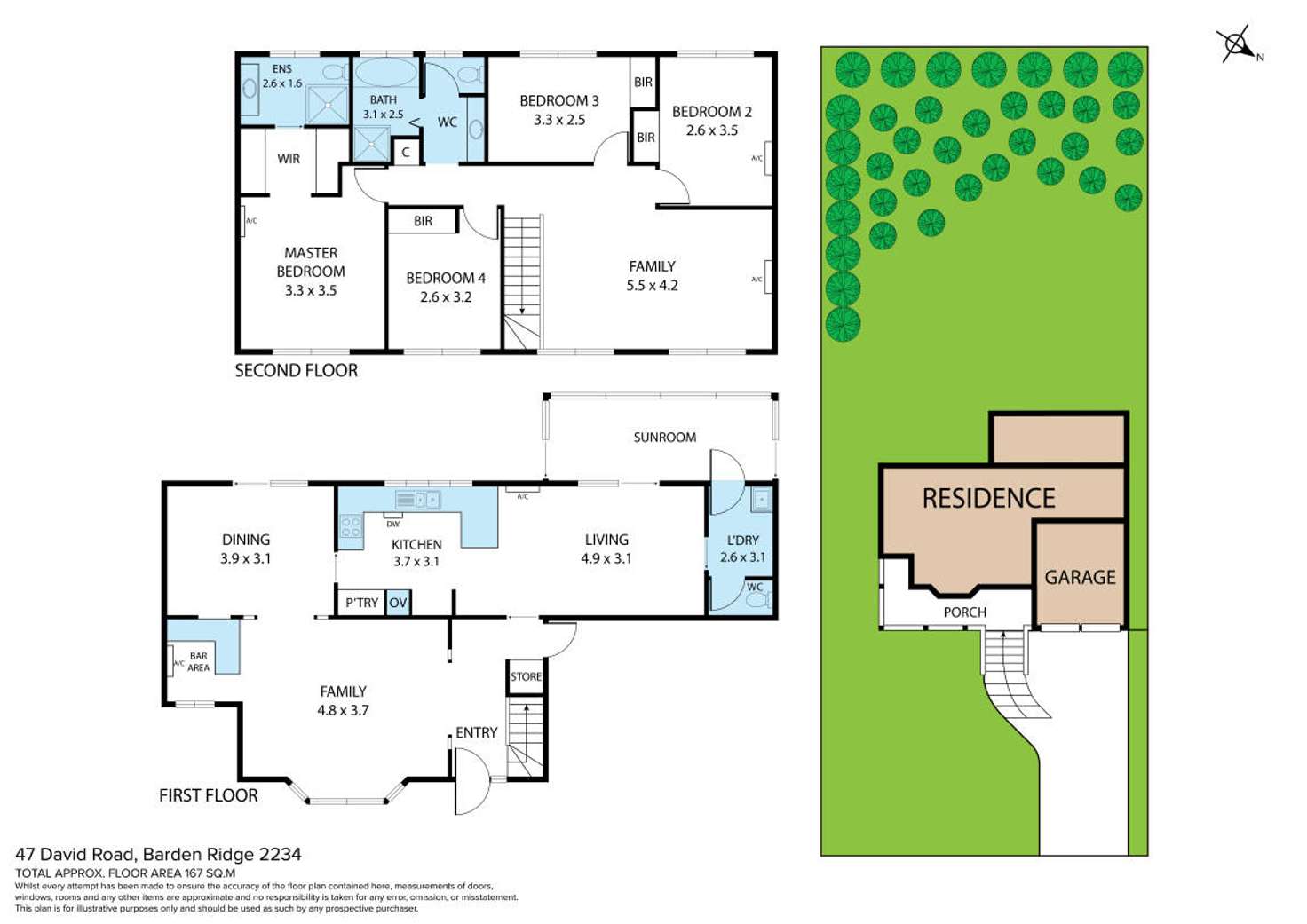 Floorplan of Homely house listing, 47 David Road, Barden Ridge NSW 2234