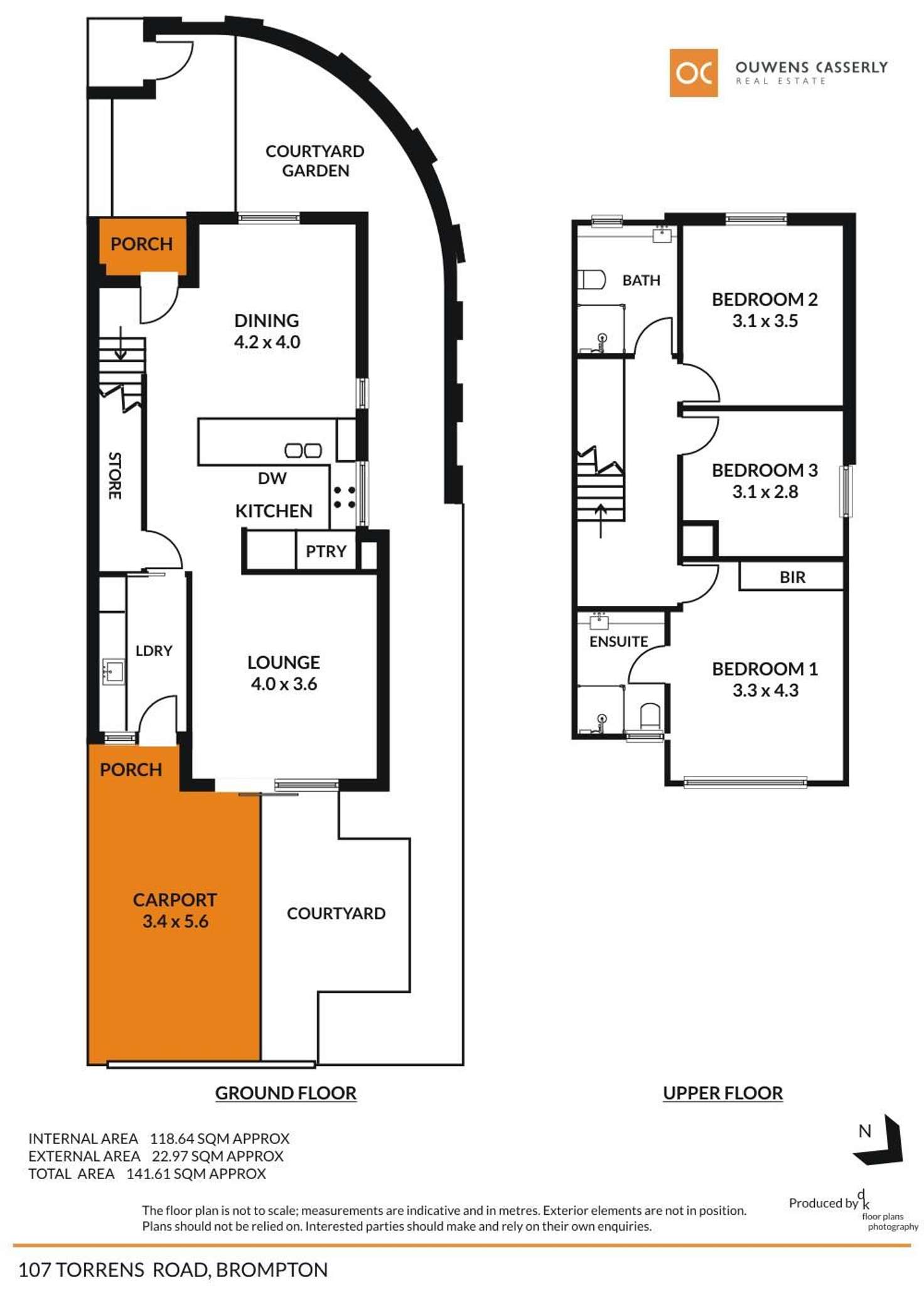 Floorplan of Homely townhouse listing, 107 Torrens Road, Brompton SA 5007