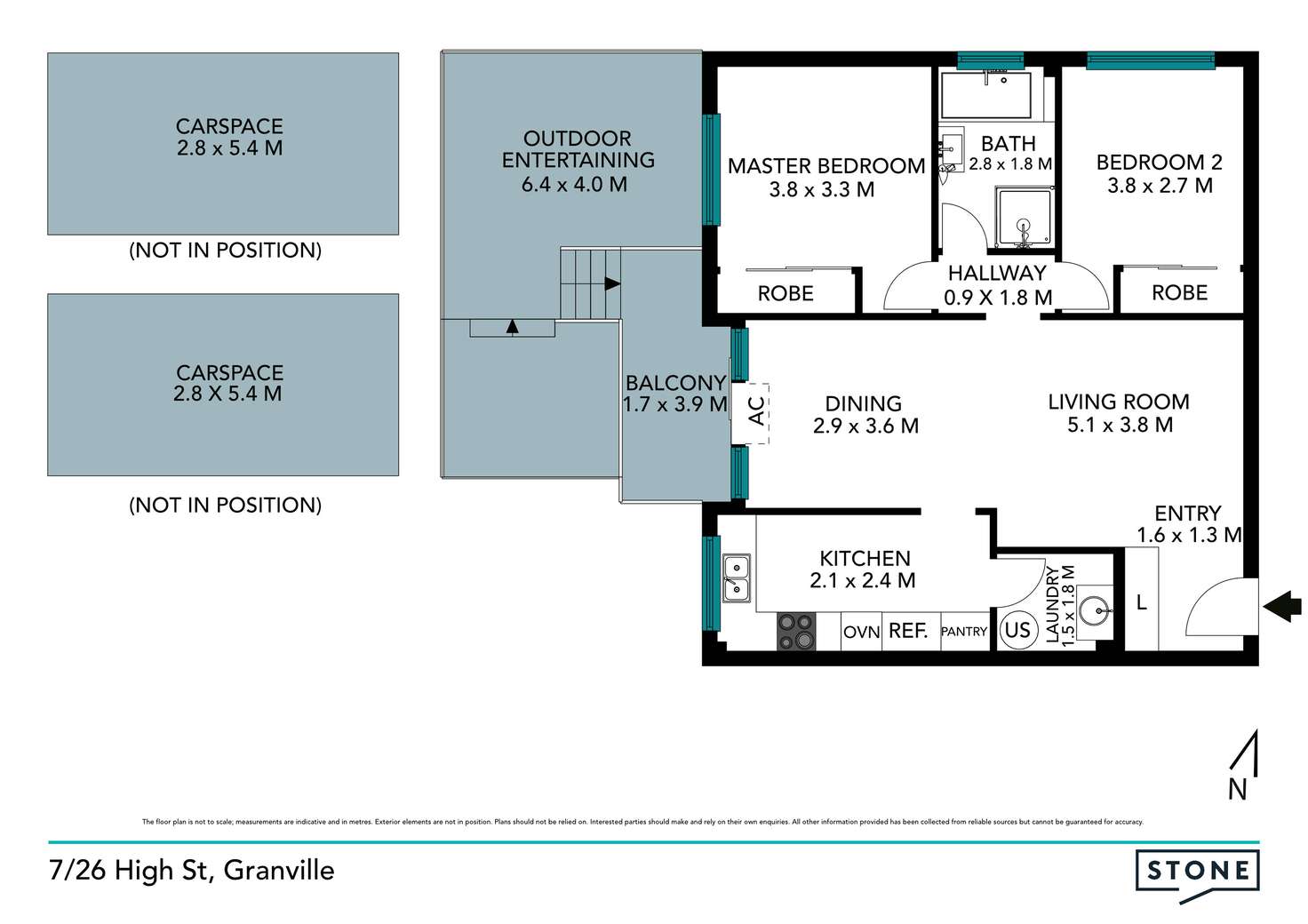 Floorplan of Homely apartment listing, 7/26 High Street, Granville NSW 2142
