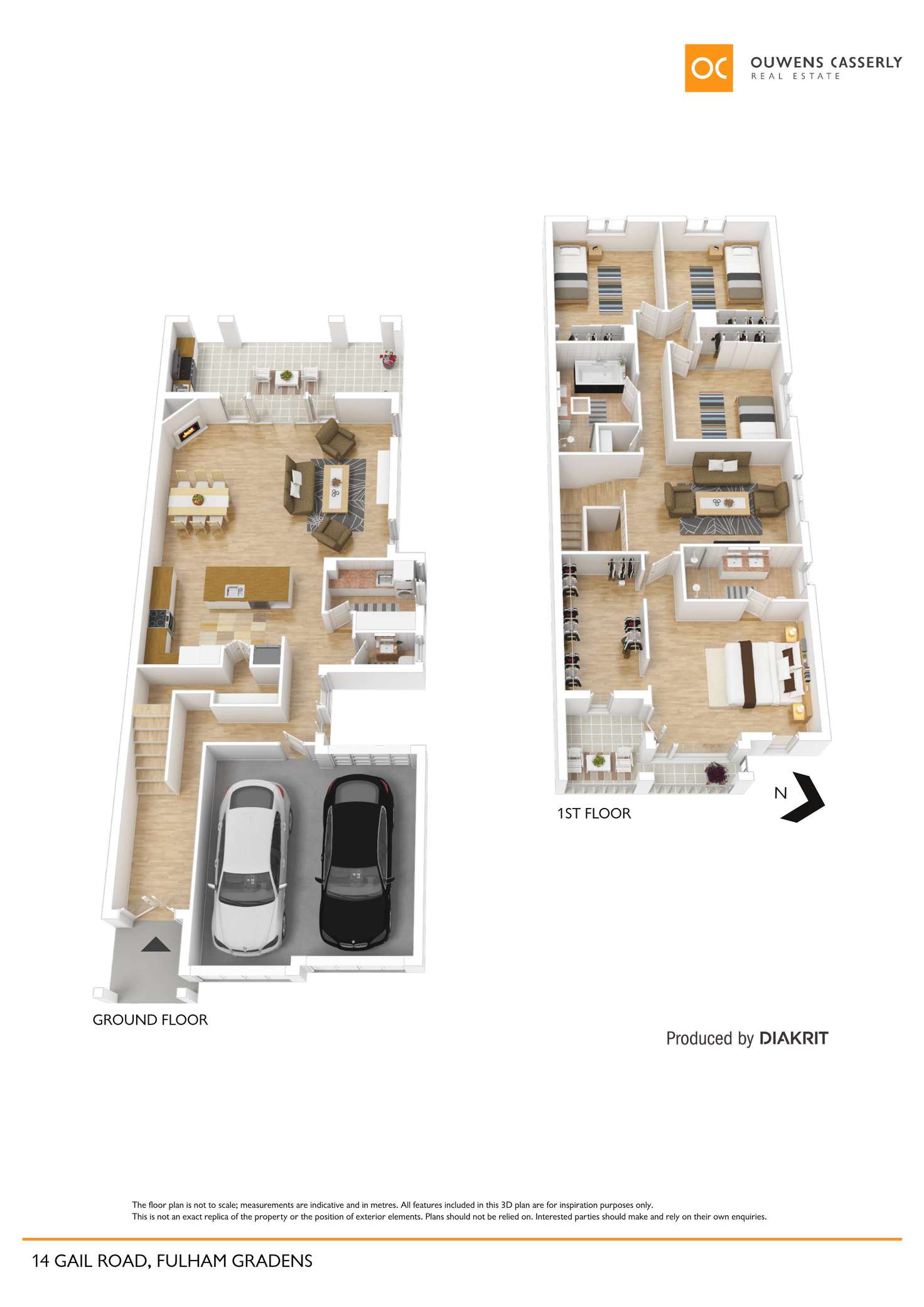Floorplan of Homely house listing, 14 Gail Road, Fulham Gardens SA 5024