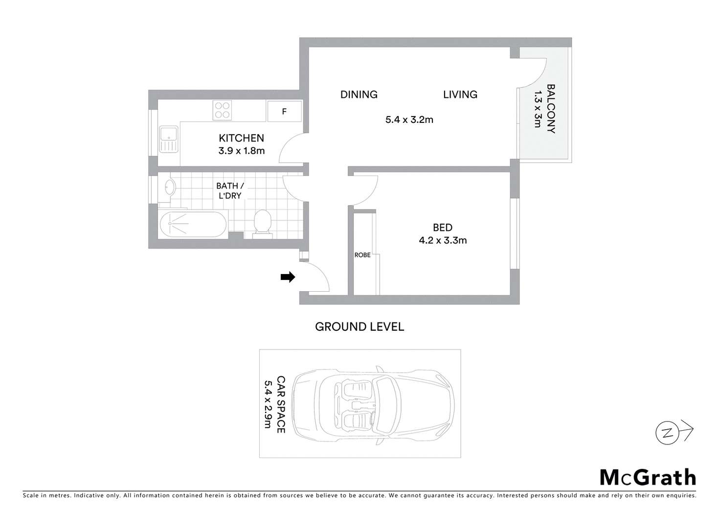 Floorplan of Homely apartment listing, 6/7 Parkes Street, Naremburn NSW 2065
