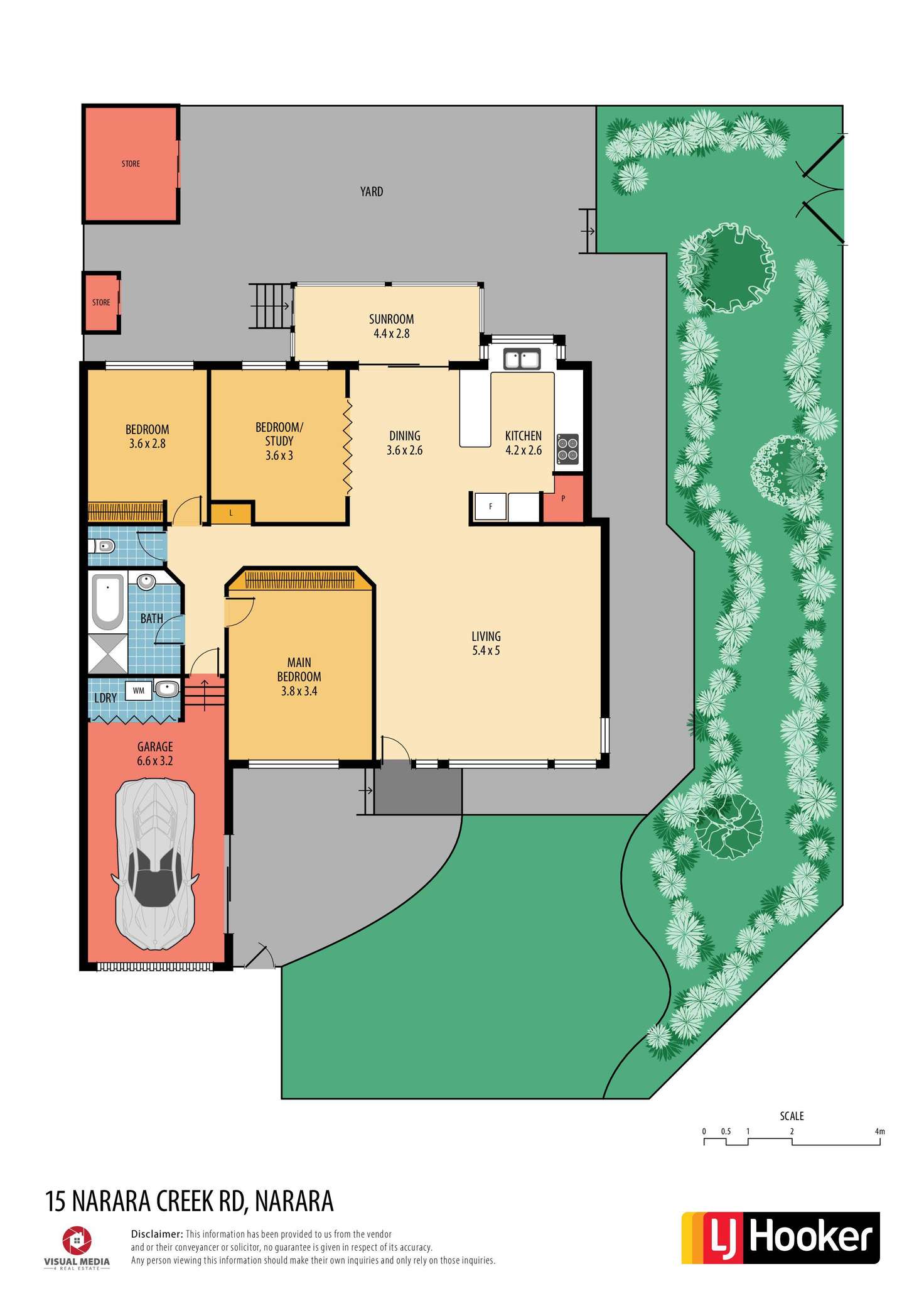 Floorplan of Homely villa listing, 1/15 Narara Creek Road, Narara NSW 2250