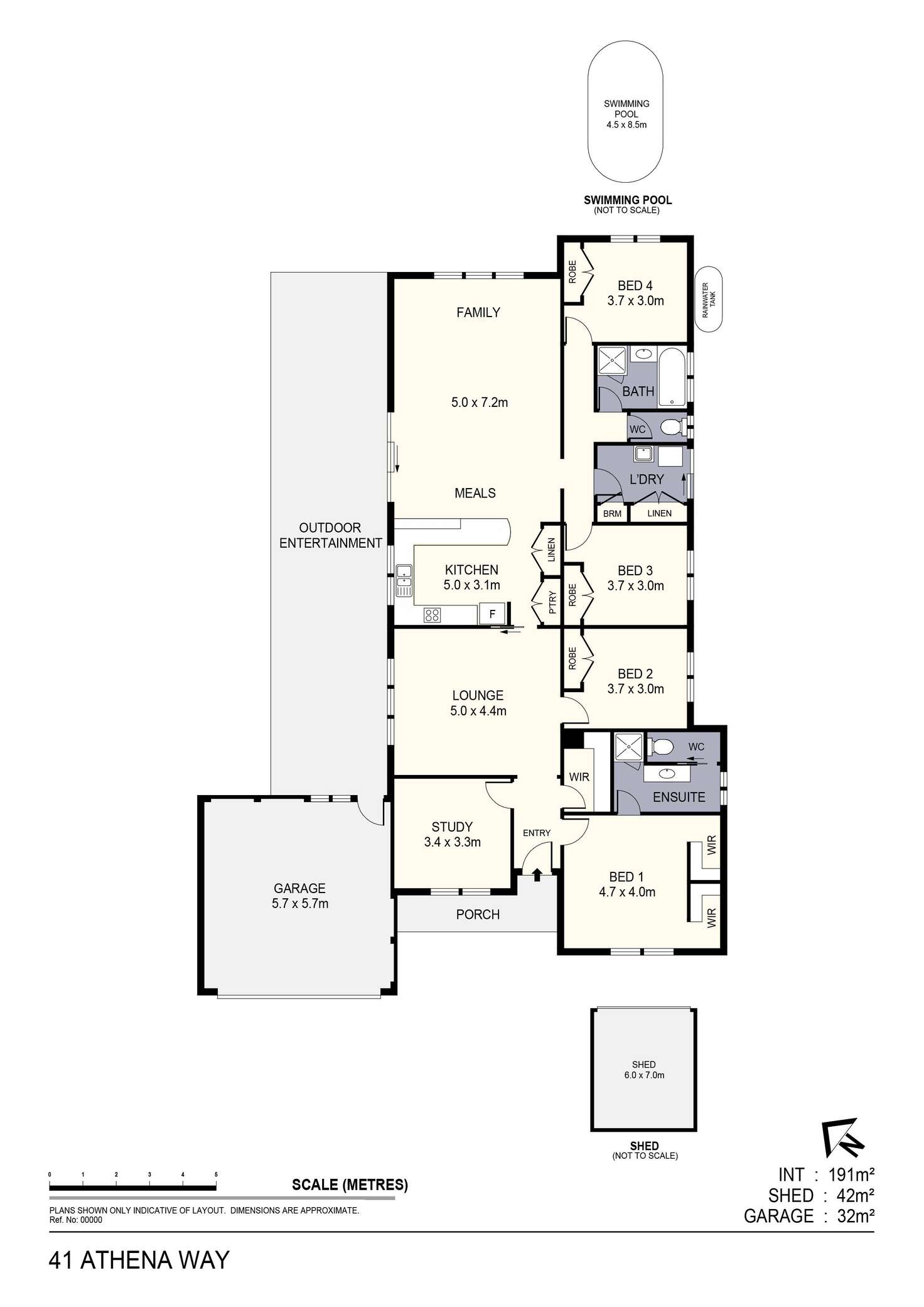 Floorplan of Homely house listing, 41 Athena Way, Strathfieldsaye VIC 3551