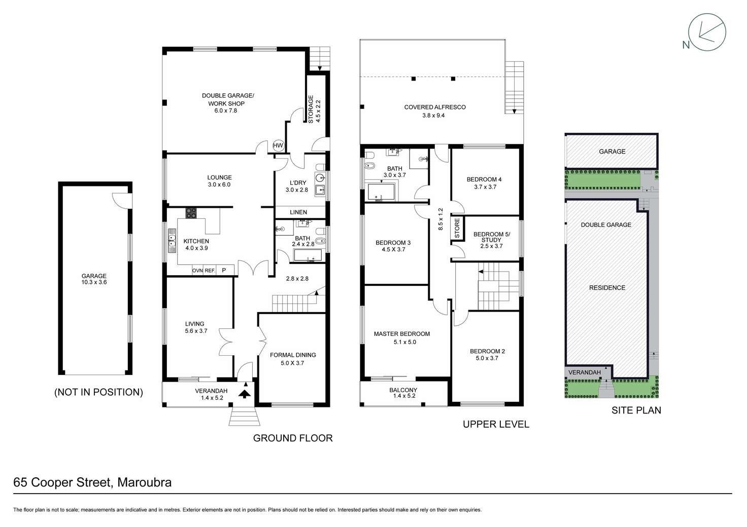 Floorplan of Homely house listing, 65 Cooper Street, Maroubra NSW 2035