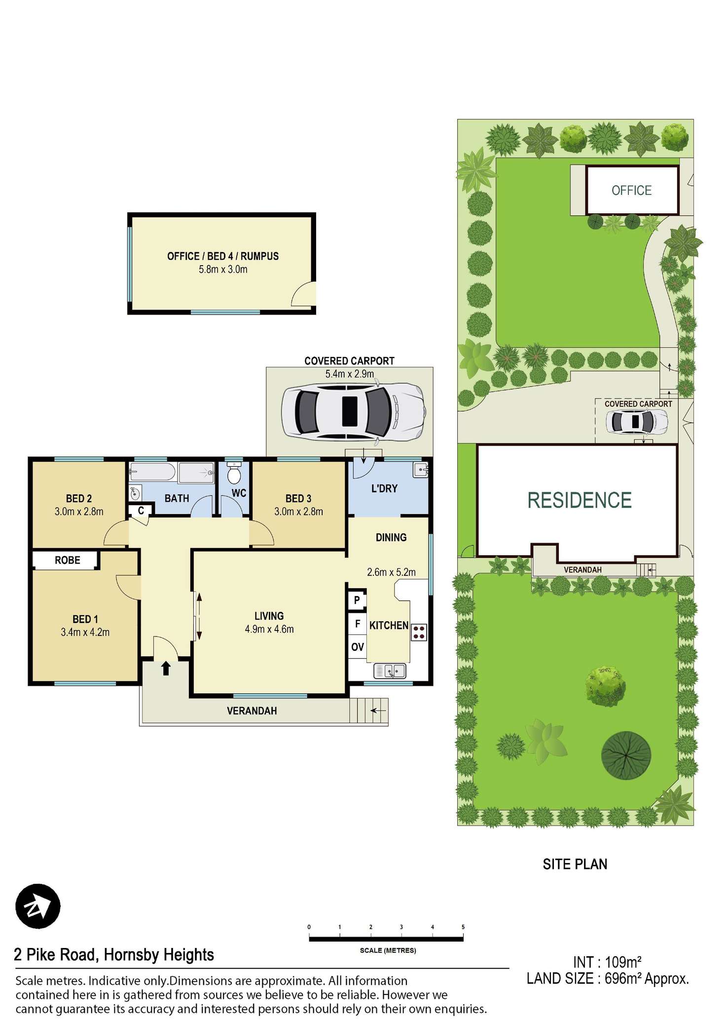 Floorplan of Homely house listing, 2 Pike Road, Hornsby Heights NSW 2077