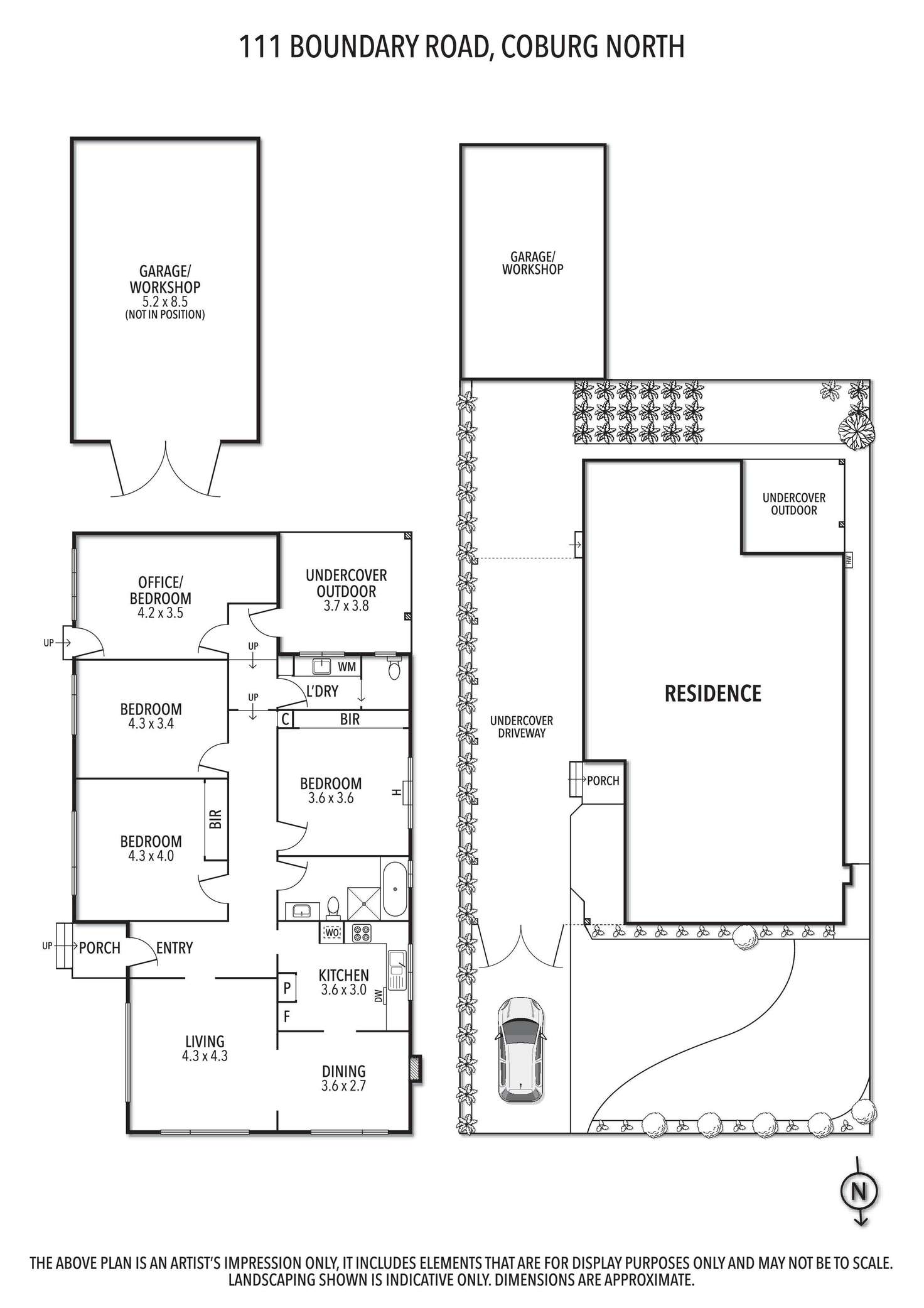 Floorplan of Homely house listing, 111 Boundary Road, Coburg North VIC 3058