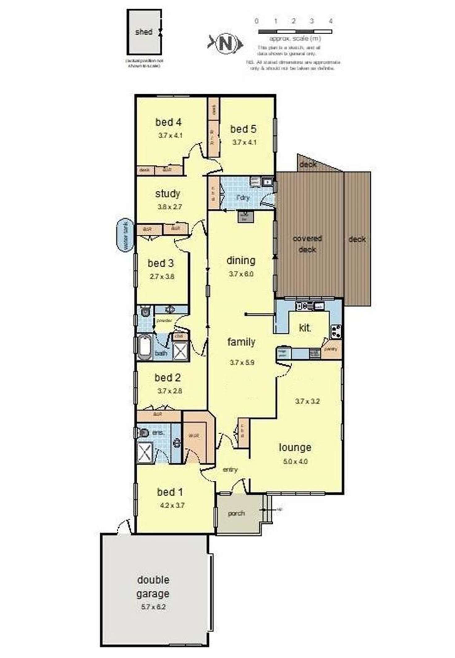 Floorplan of Homely house listing, 2 Talwood Close, Wantirna South VIC 3152