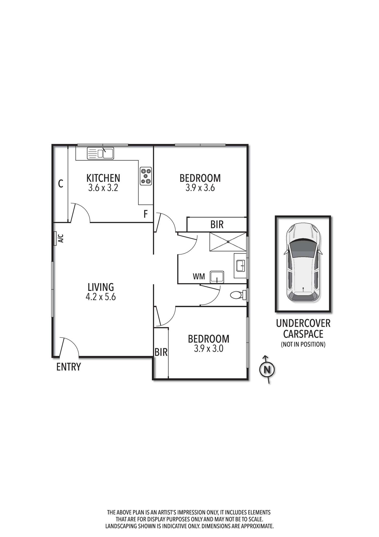 Floorplan of Homely apartment listing, 12/50 Evans Street, Moonee Ponds VIC 3039