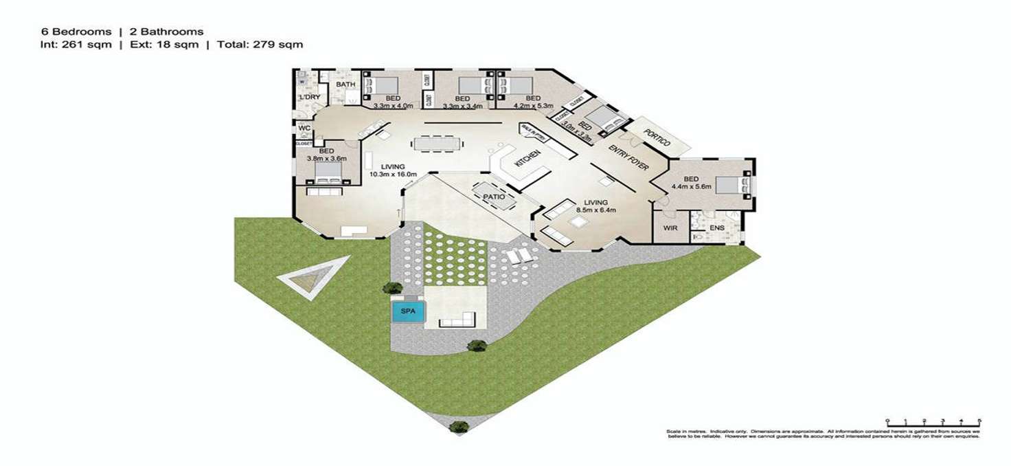 Floorplan of Homely house listing, 6 Tanner Lane, Tyagarah NSW 2481
