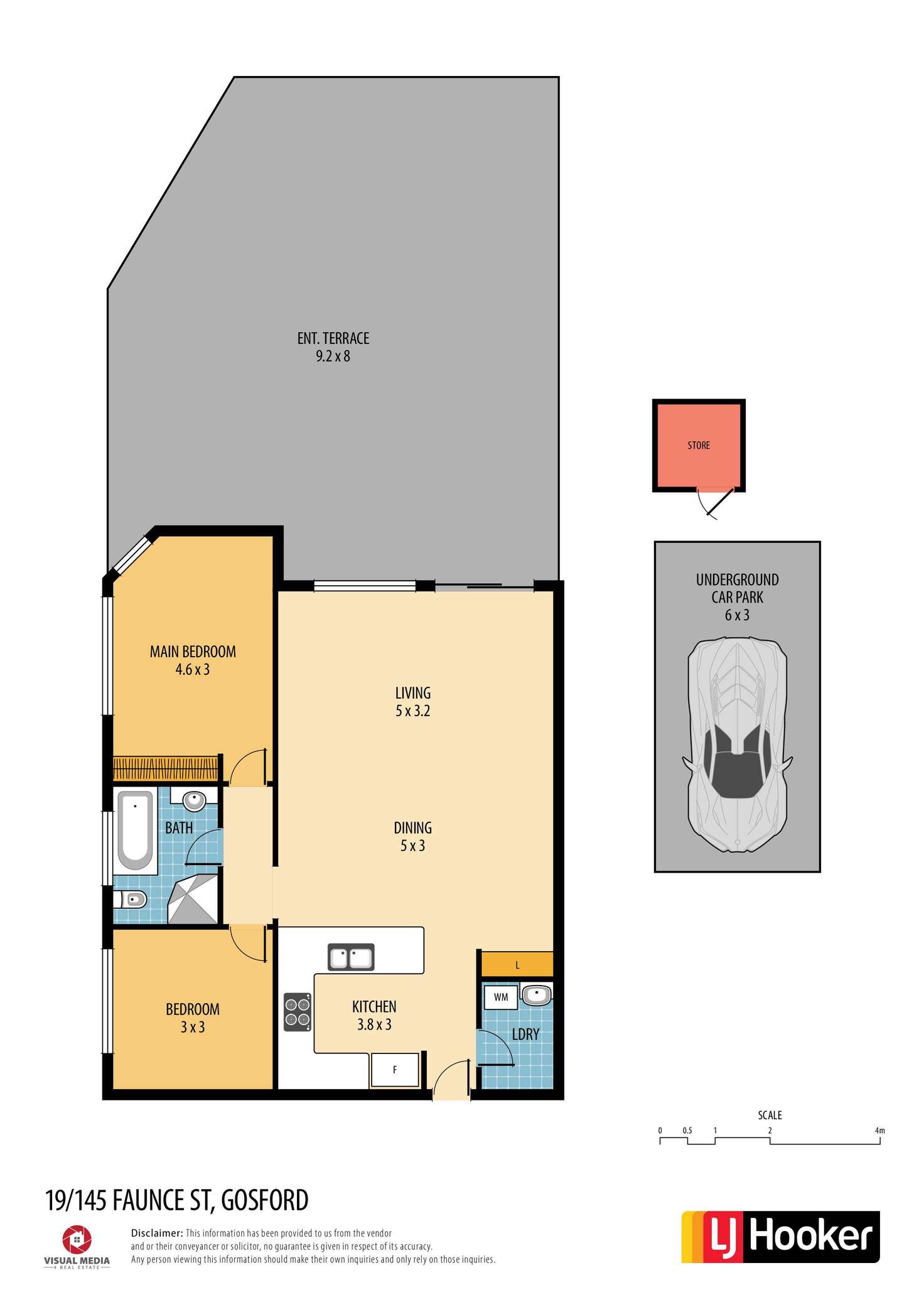 Floorplan of Homely unit listing, 19/145 Faunce Street, Gosford NSW 2250