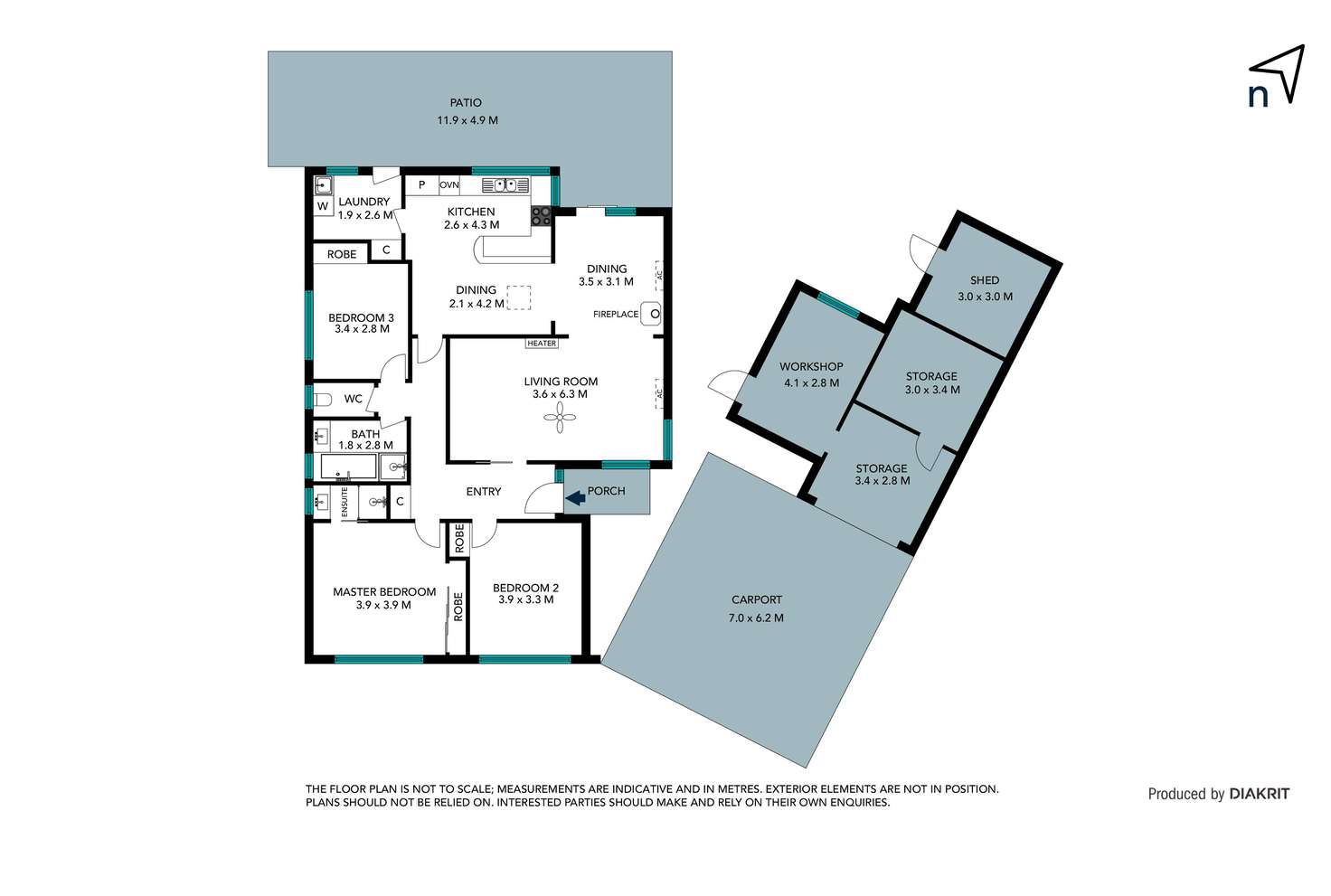 Floorplan of Homely house listing, 8 Vernon Court, Epping VIC 3076
