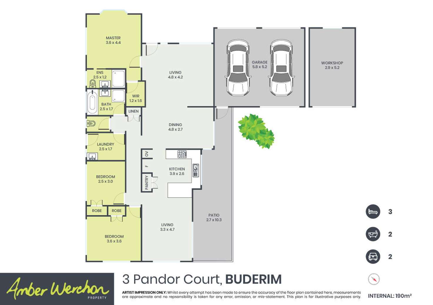 Floorplan of Homely house listing, 3 Pandor Court, Buderim QLD 4556