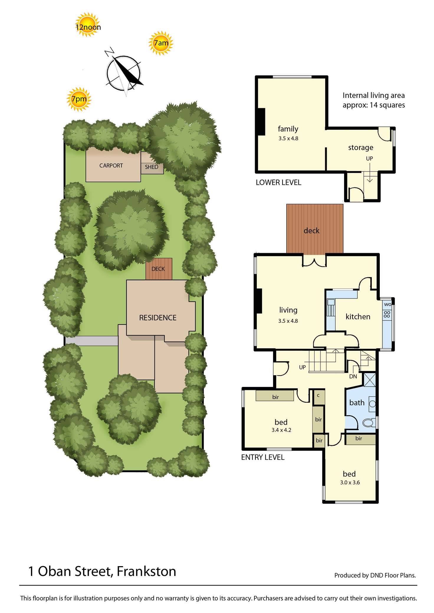 Floorplan of Homely house listing, 1 Oban Street, Frankston VIC 3199