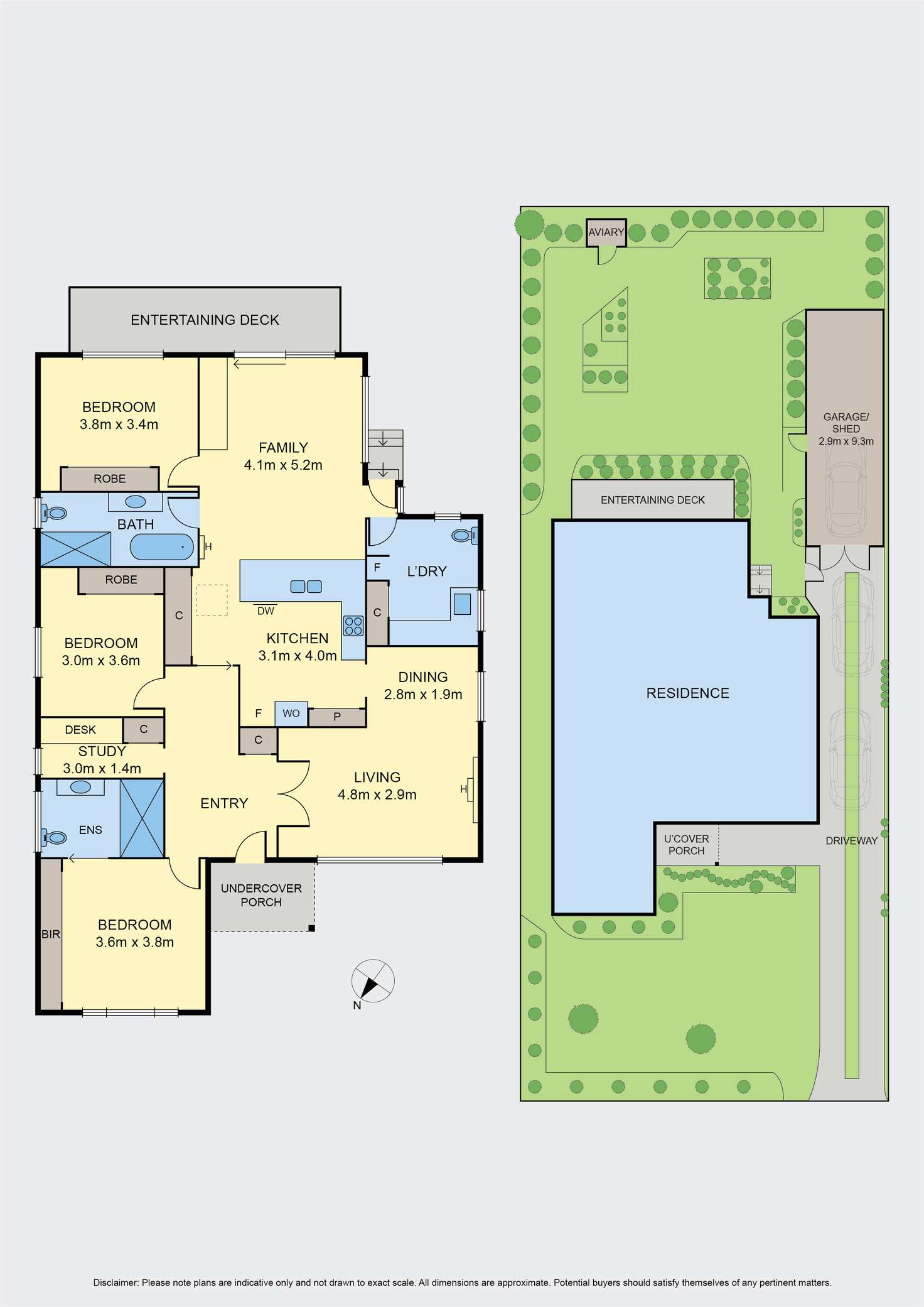 Floorplan of Homely house listing, 11 Pines Grove, Oak Park VIC 3046