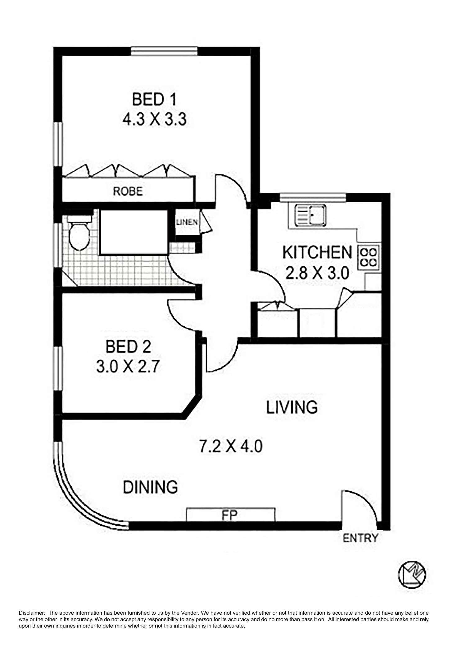 Floorplan of Homely apartment listing, 14/24 Cove Avenue, Manly NSW 2095