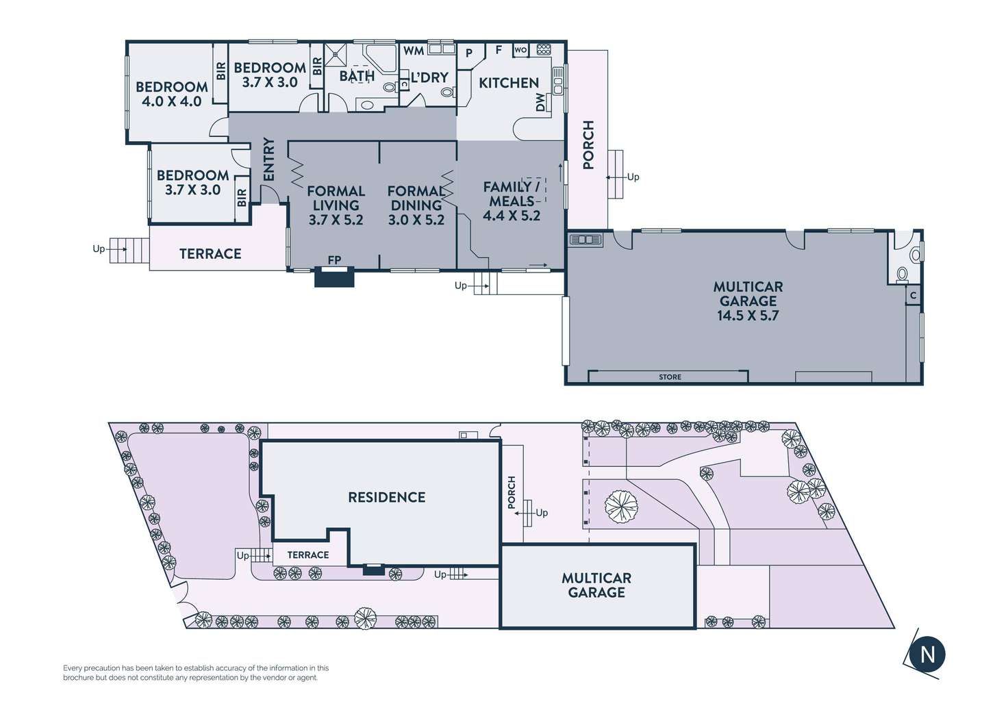 Floorplan of Homely house listing, 108 Wilson Boulevard, Reservoir VIC 3073