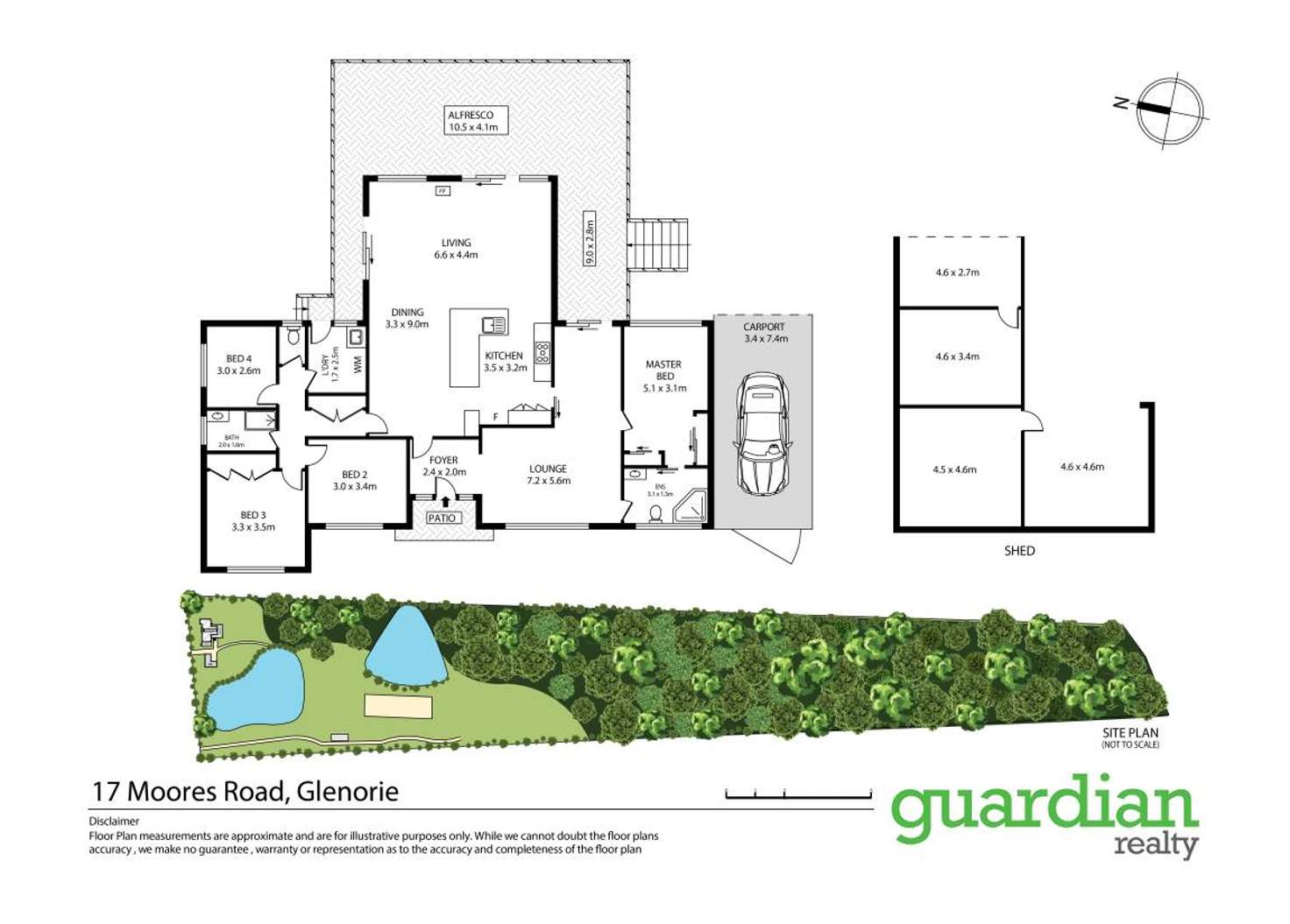 Floorplan of Homely house listing, 17 Moores Road, Glenorie NSW 2157