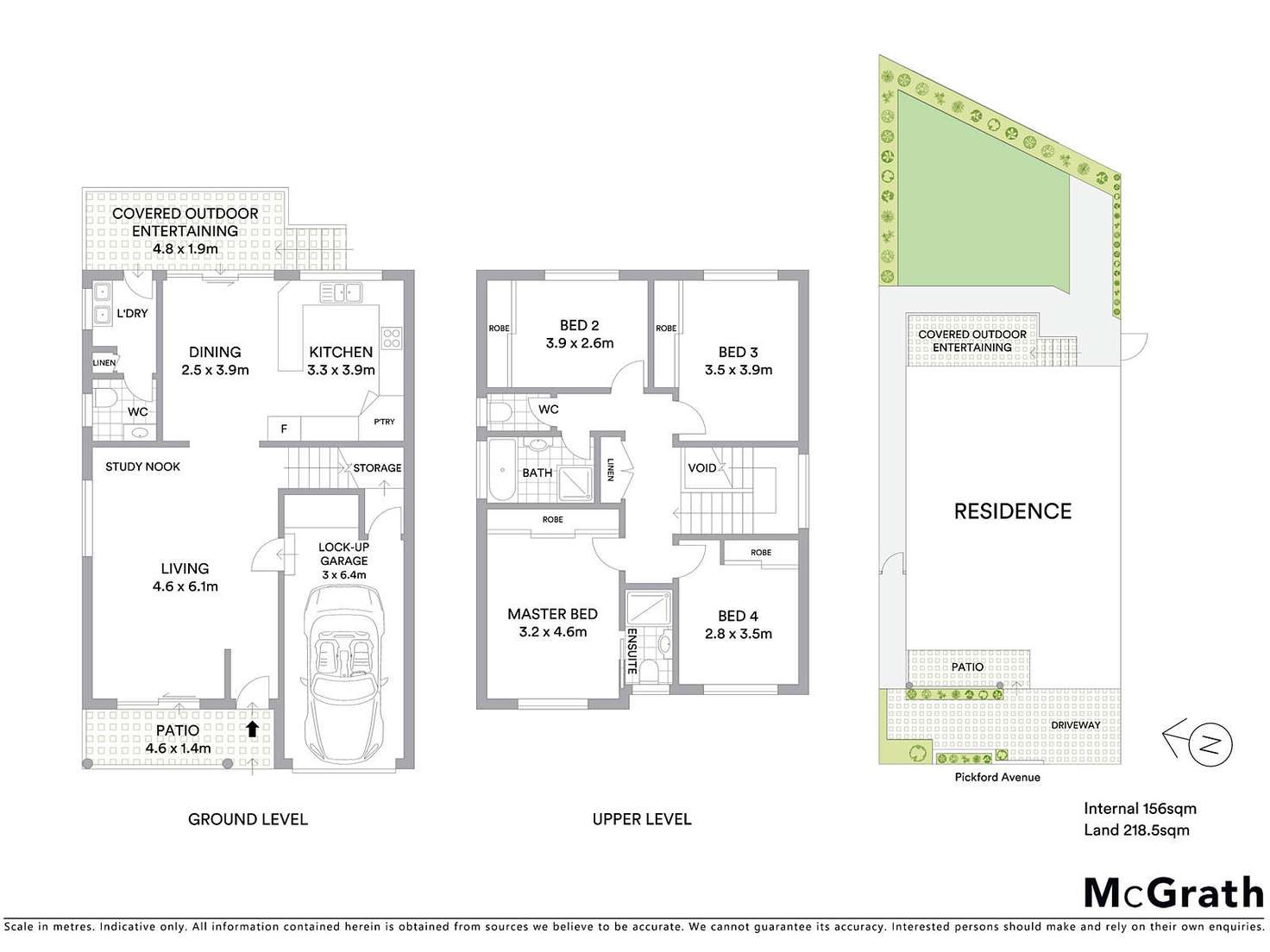 Floorplan of Homely semiDetached listing, 15 Pickford Avenue, Eastwood NSW 2122