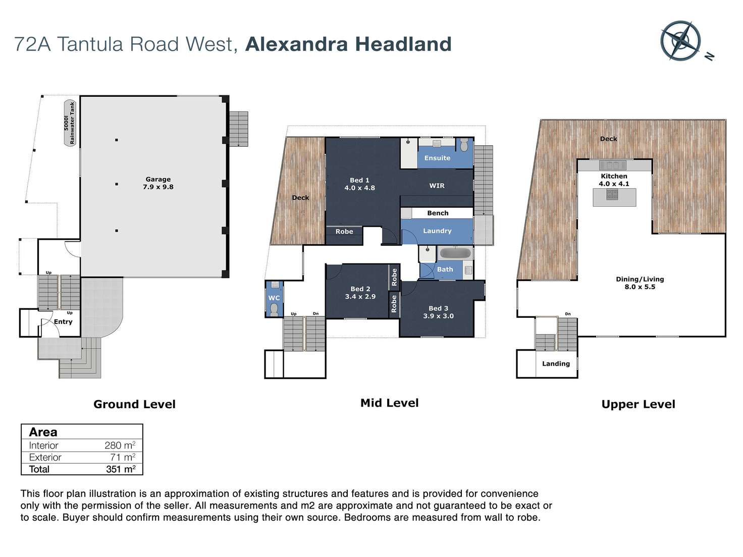 Floorplan of Homely house listing, 72a Tantula Road West, Alexandra Headland QLD 4572