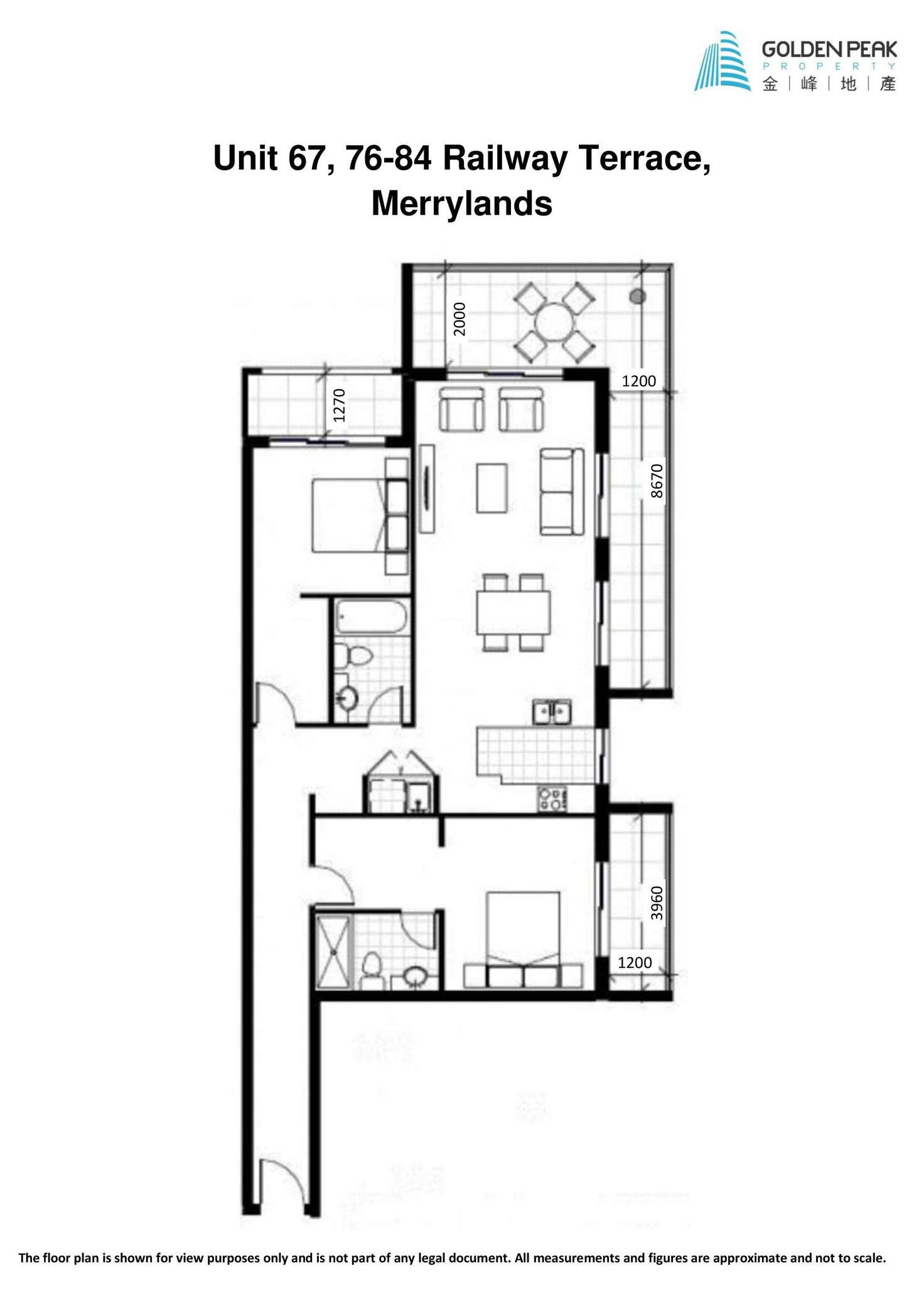 Floorplan of Homely apartment listing, 67/76-84 Railway Terrace, Merrylands NSW 2160