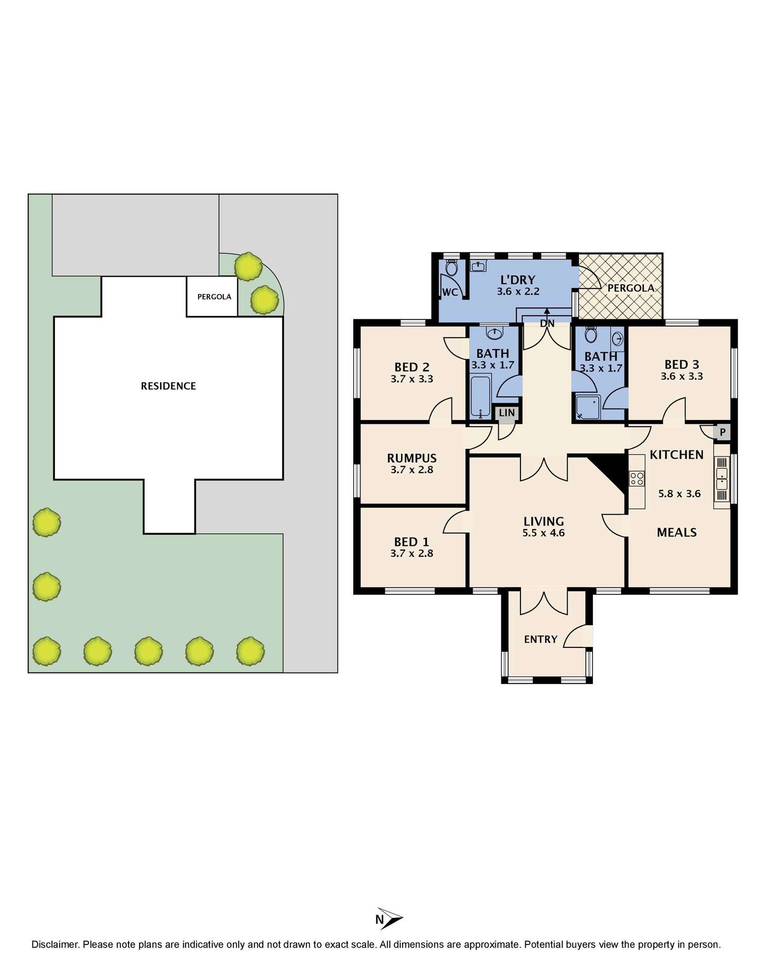 Floorplan of Homely house listing, 1/1099 High Street, Reservoir VIC 3073