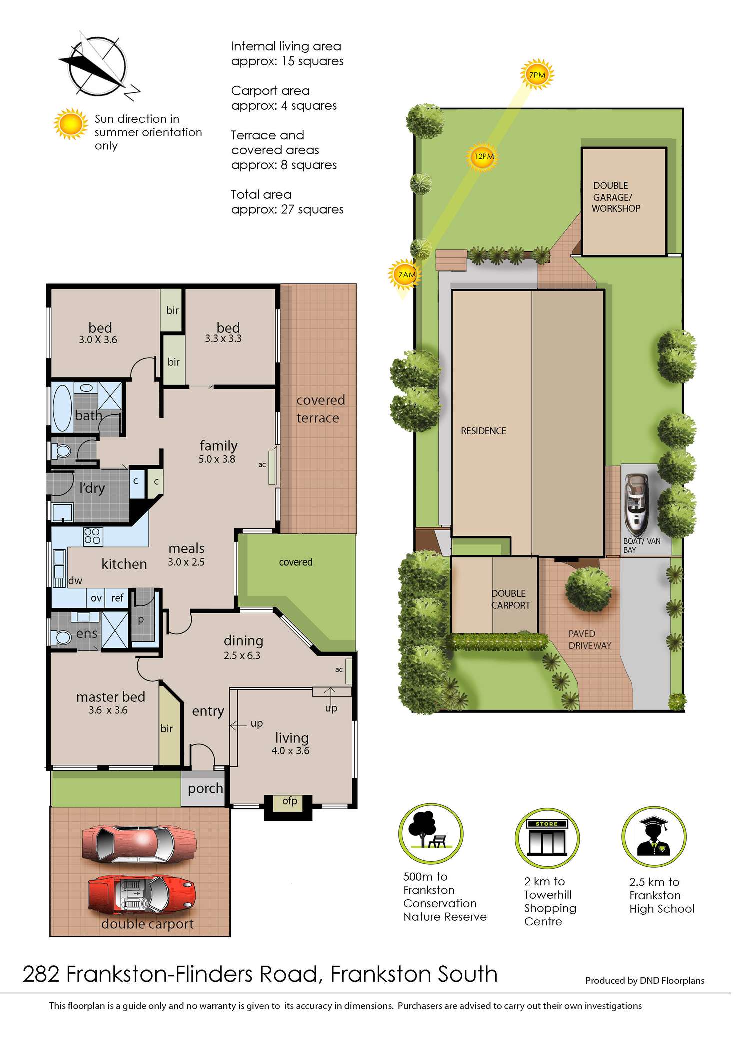 Floorplan of Homely house listing, 282 Frankston Flinders Road, Frankston South VIC 3199
