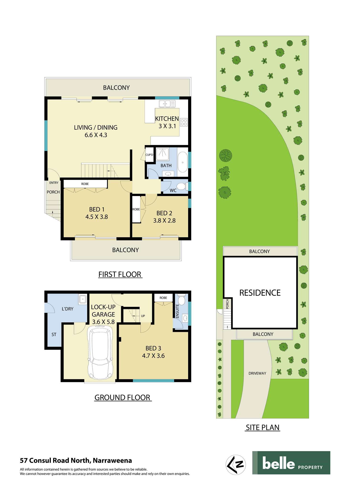 Floorplan of Homely house listing, 57 Consul Road North, Narraweena NSW 2099