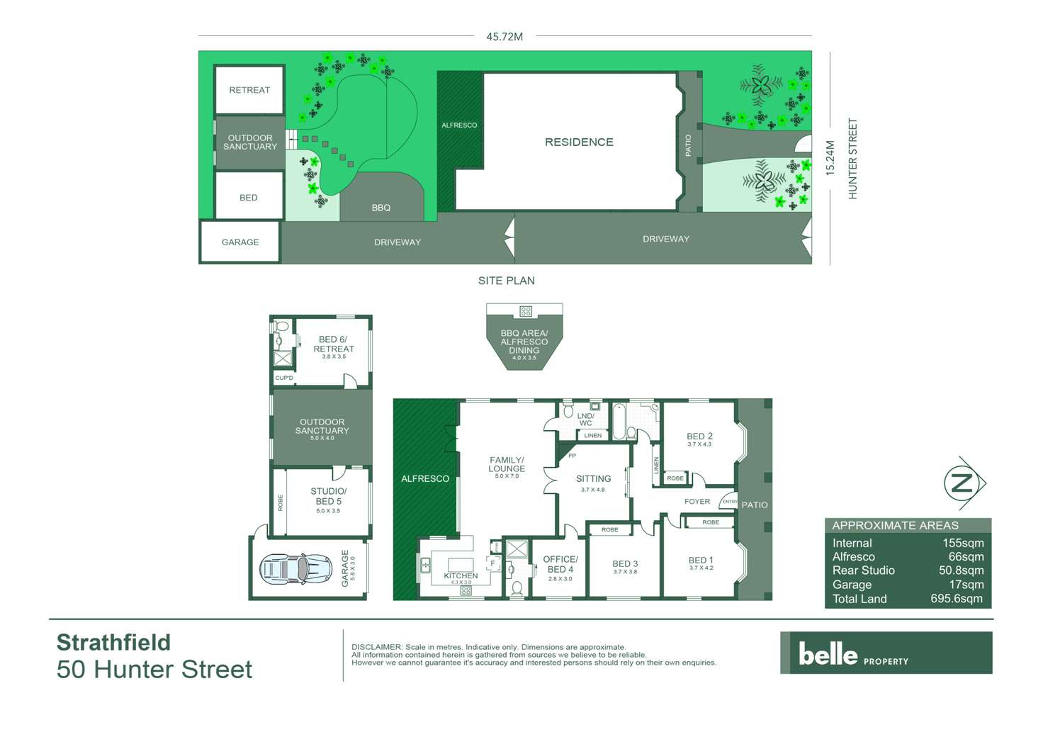 Floorplan of Homely house listing, 50 Hunter Street, Strathfield NSW 2135