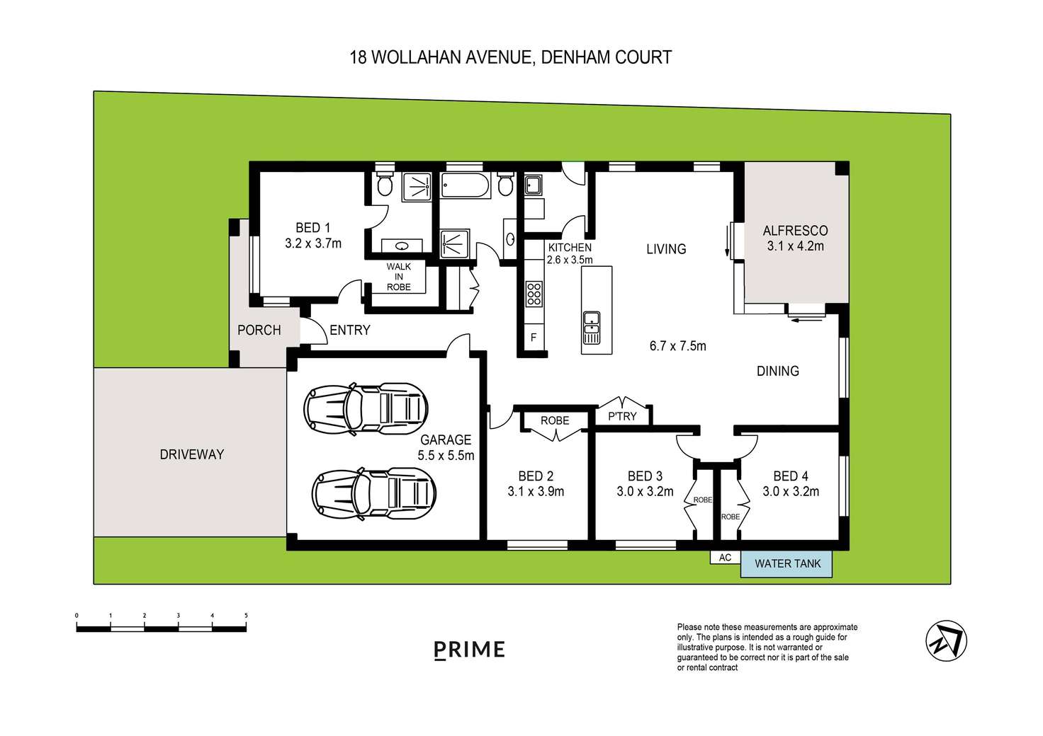 Floorplan of Homely house listing, 18 Wollahan Avenue, Denham Court NSW 2565