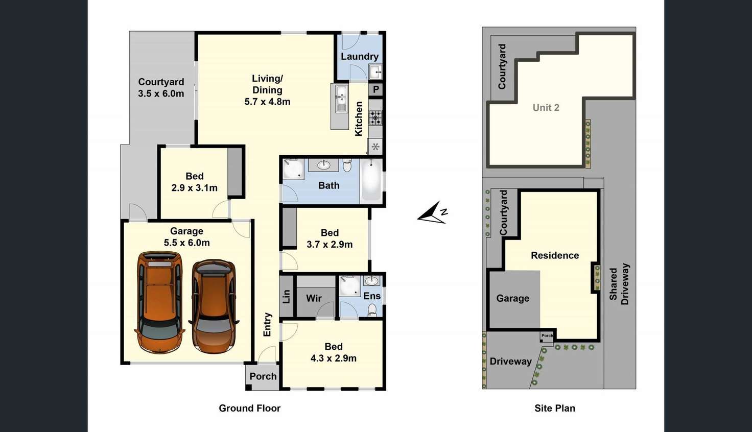 Floorplan of Homely unit listing, 1/20 Talpa Crescent, Corio VIC 3214